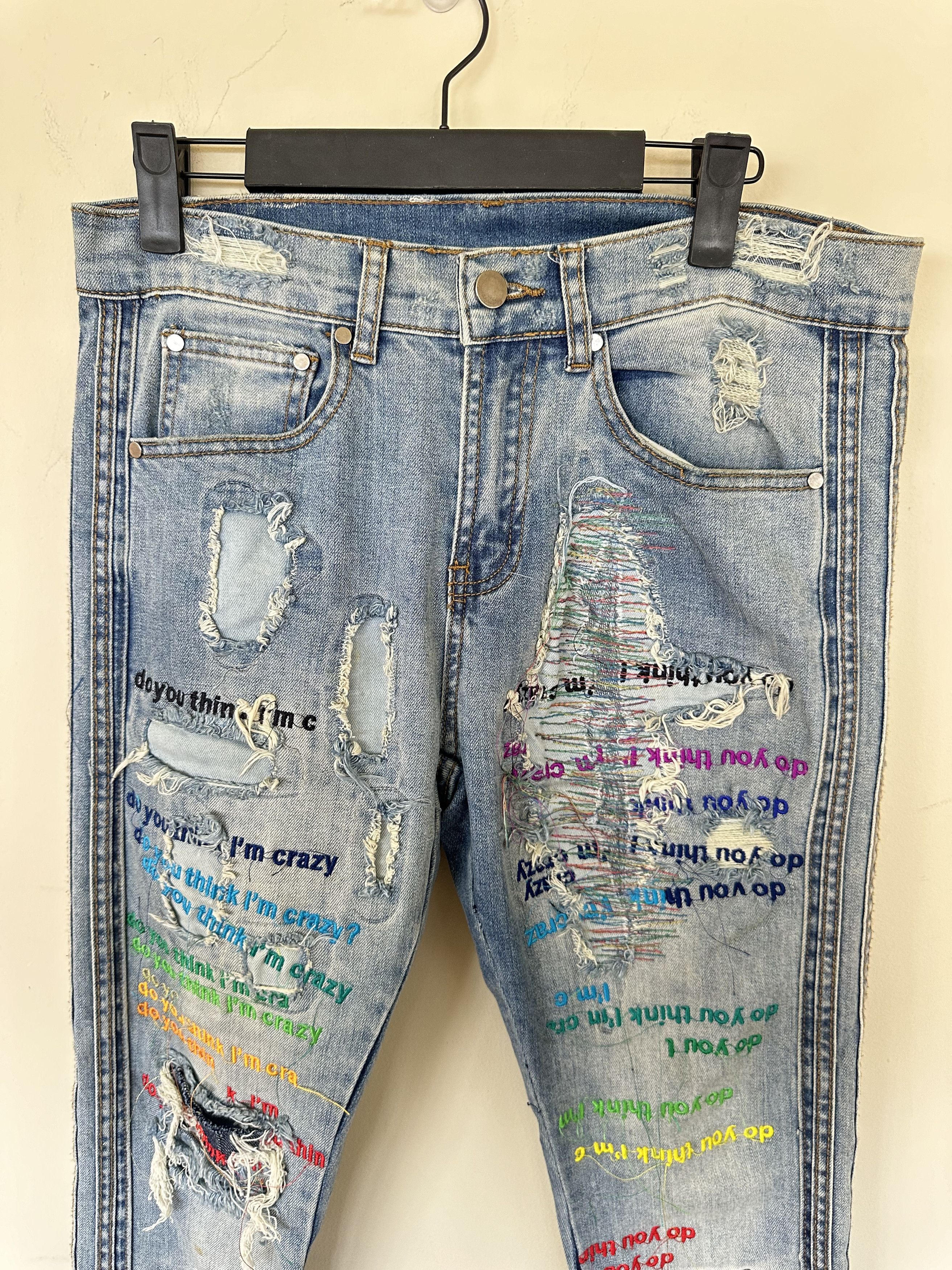 Ev Bravado Ev Bravado Do You Think Im Crazy Denim Size US 30 / EU 46 - 5 Thumbnail