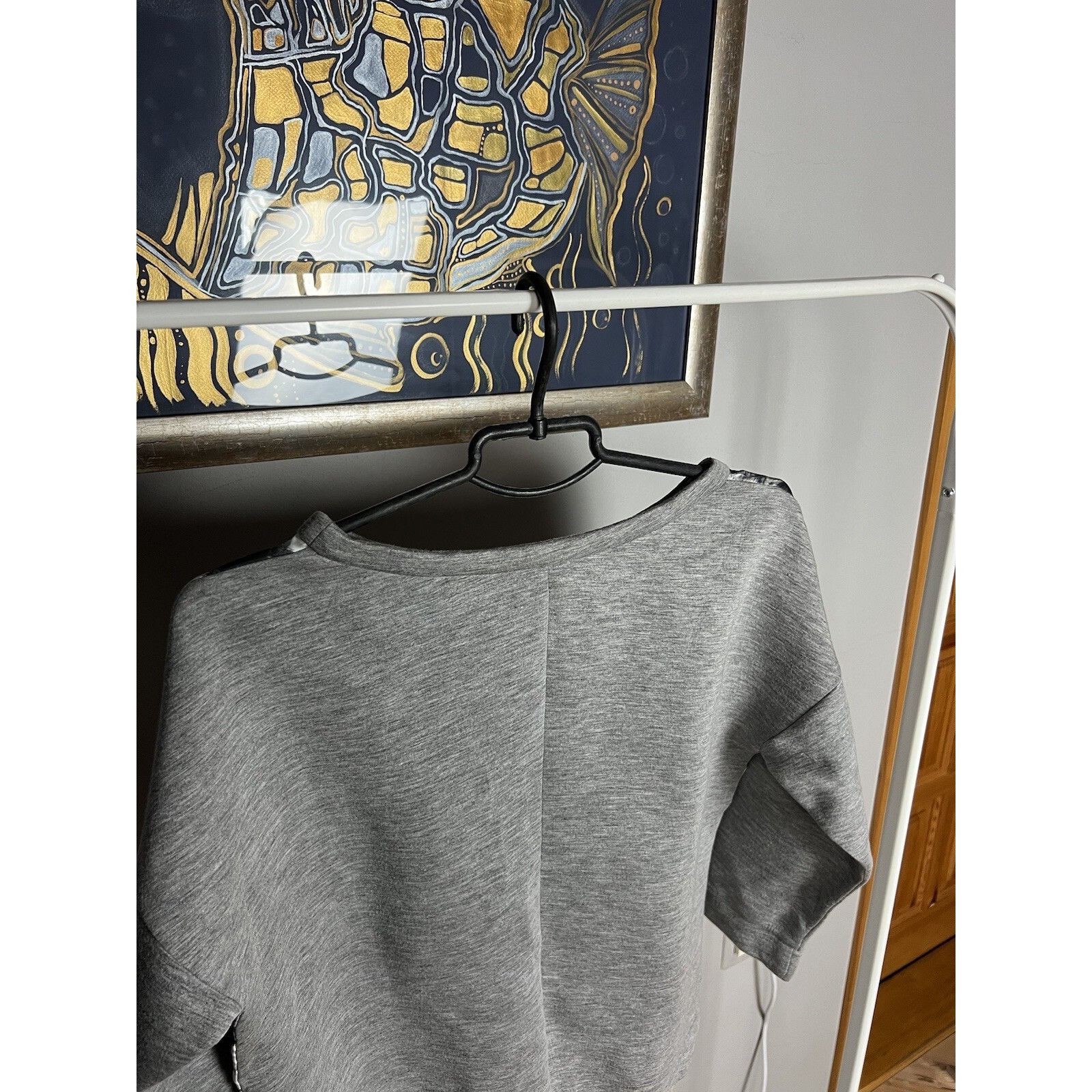 Moncler MINT! Moncler Maglia Girroccolo Gray Oversized Winter Nylon Size S / US 4 / IT 40 - 10 Thumbnail