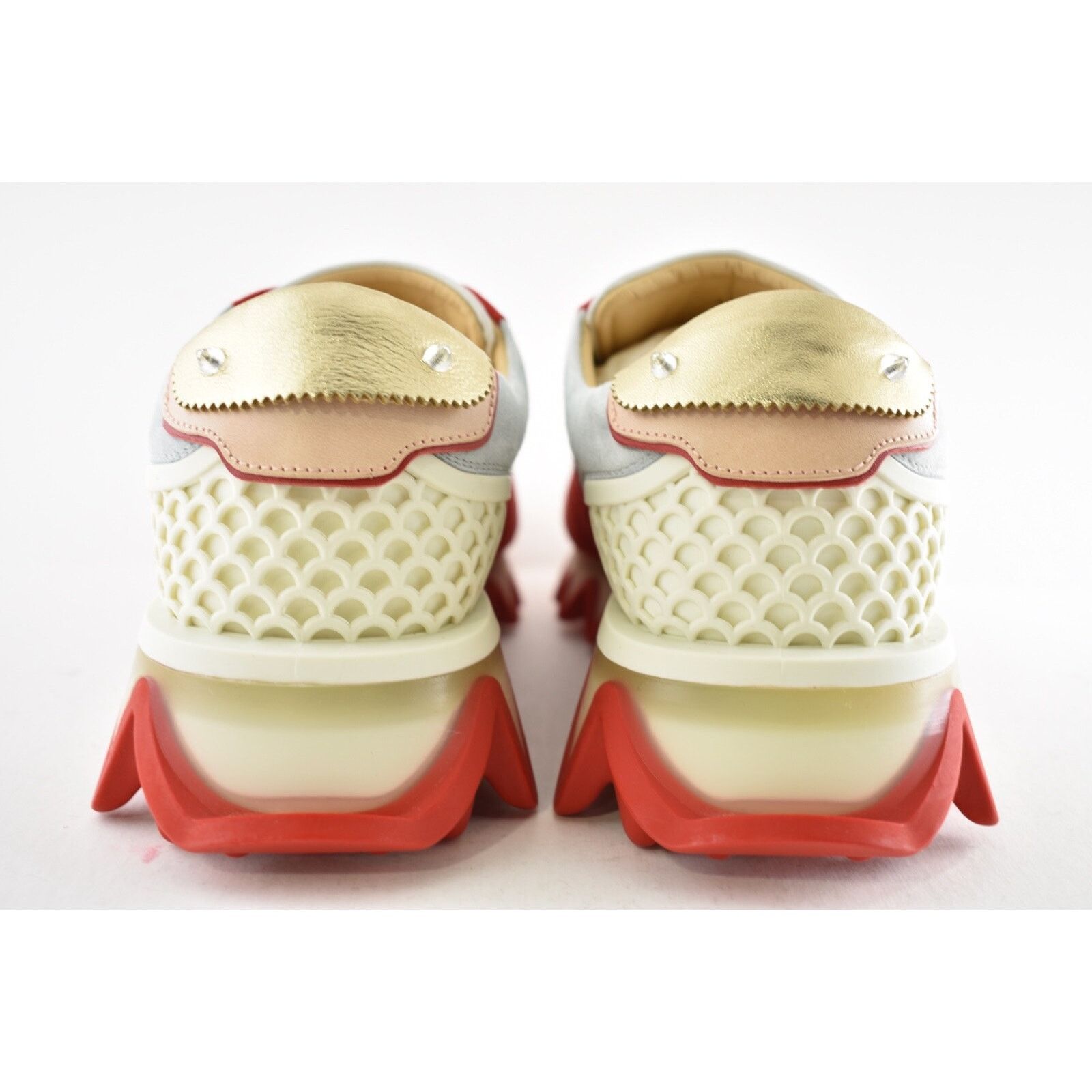 Christian Louboutin Christian Louboutin Mens Loubishark Flat Red Suede Size US 9 / EU 42 - 10 Thumbnail