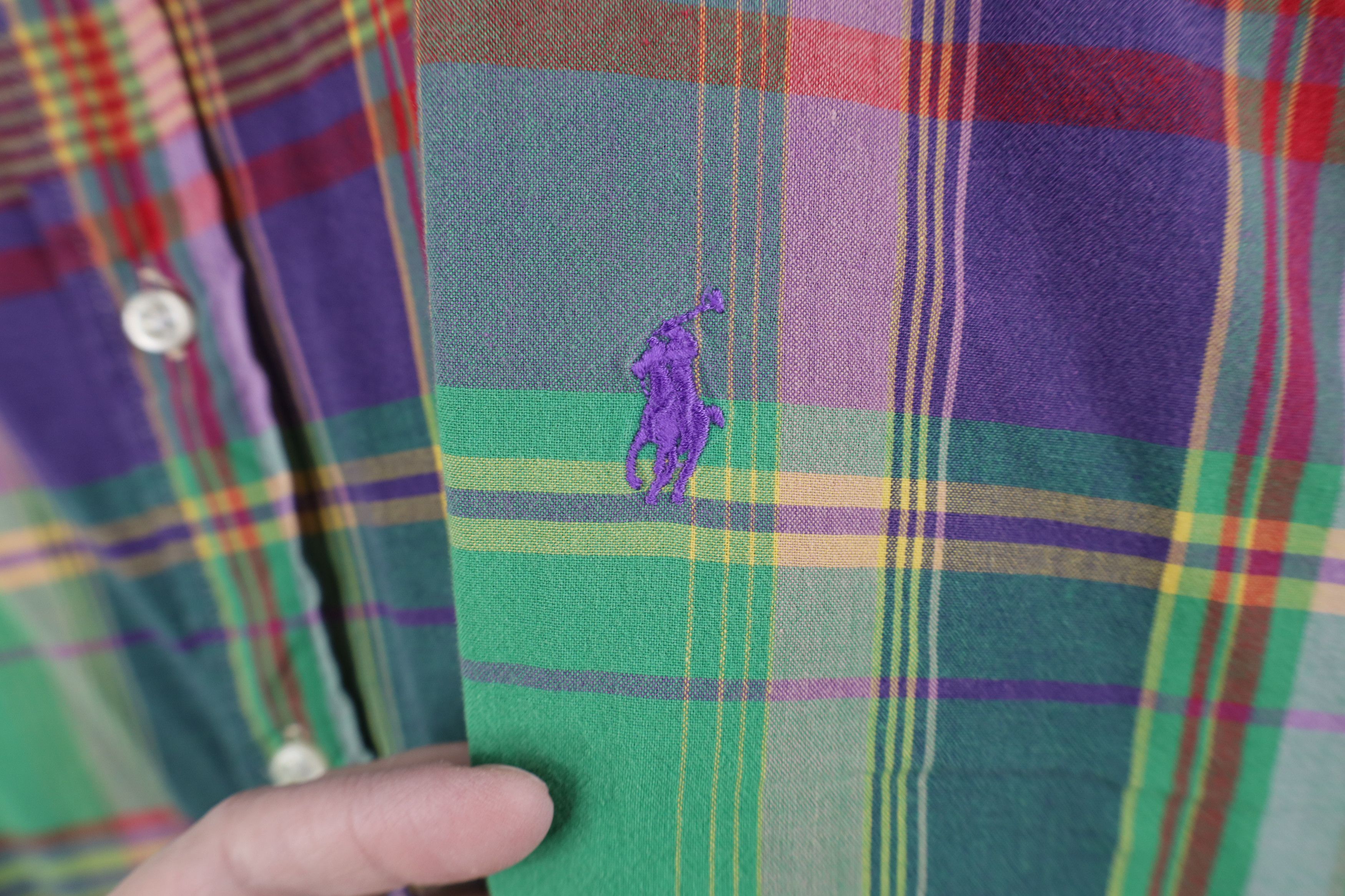 Ralph Lauren Vintage 90s Ralph Lauren India Madras Button Down Shirt Size US XXL / EU 58 / 5 - 4 Thumbnail