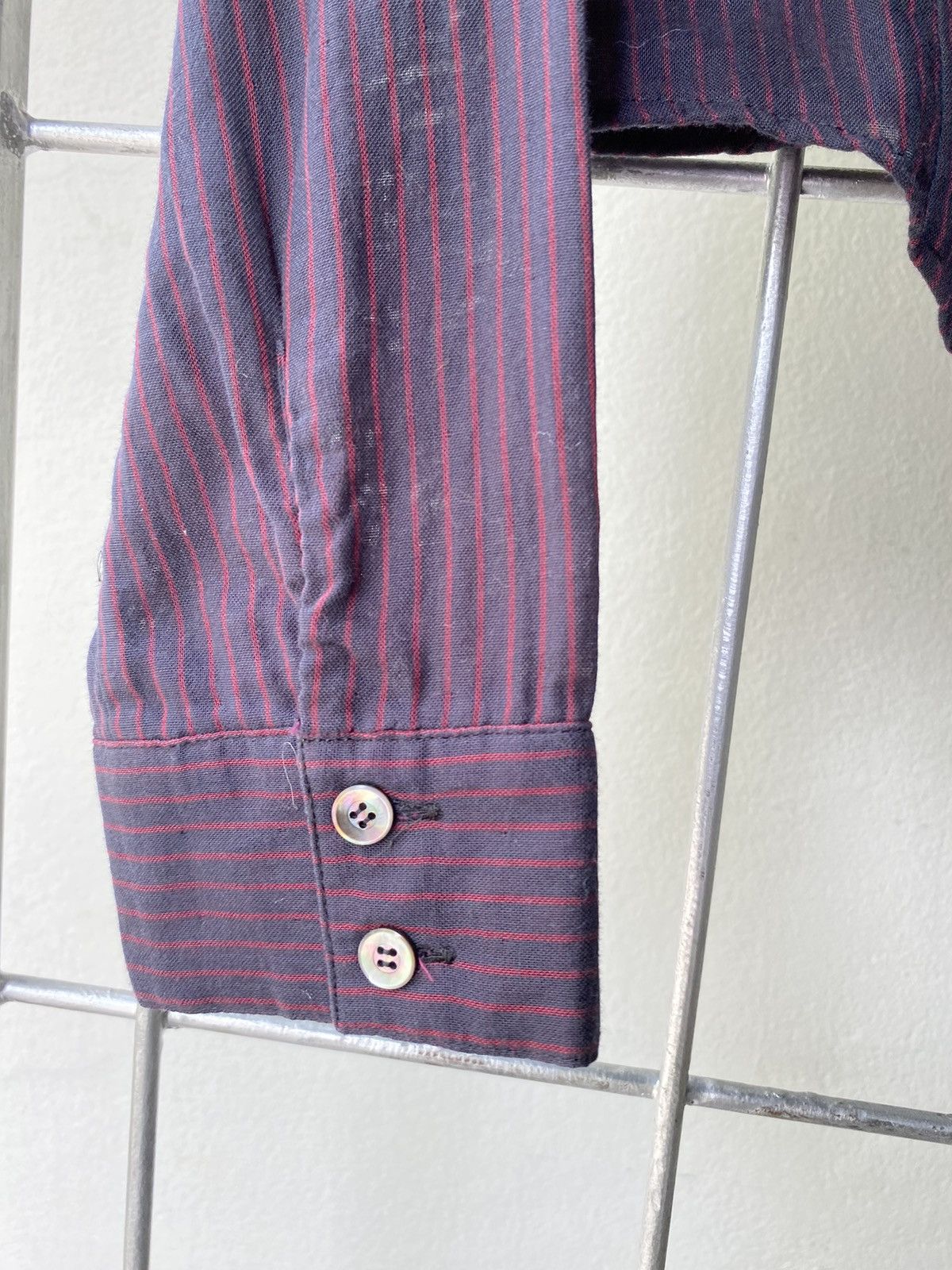 If Six Was Nine × Japanese Brand × Seditionaries BPN Black Peace Now punk ruffle shirt Size M / US 6-8 / IT 42-44 - 18 Thumbnail
