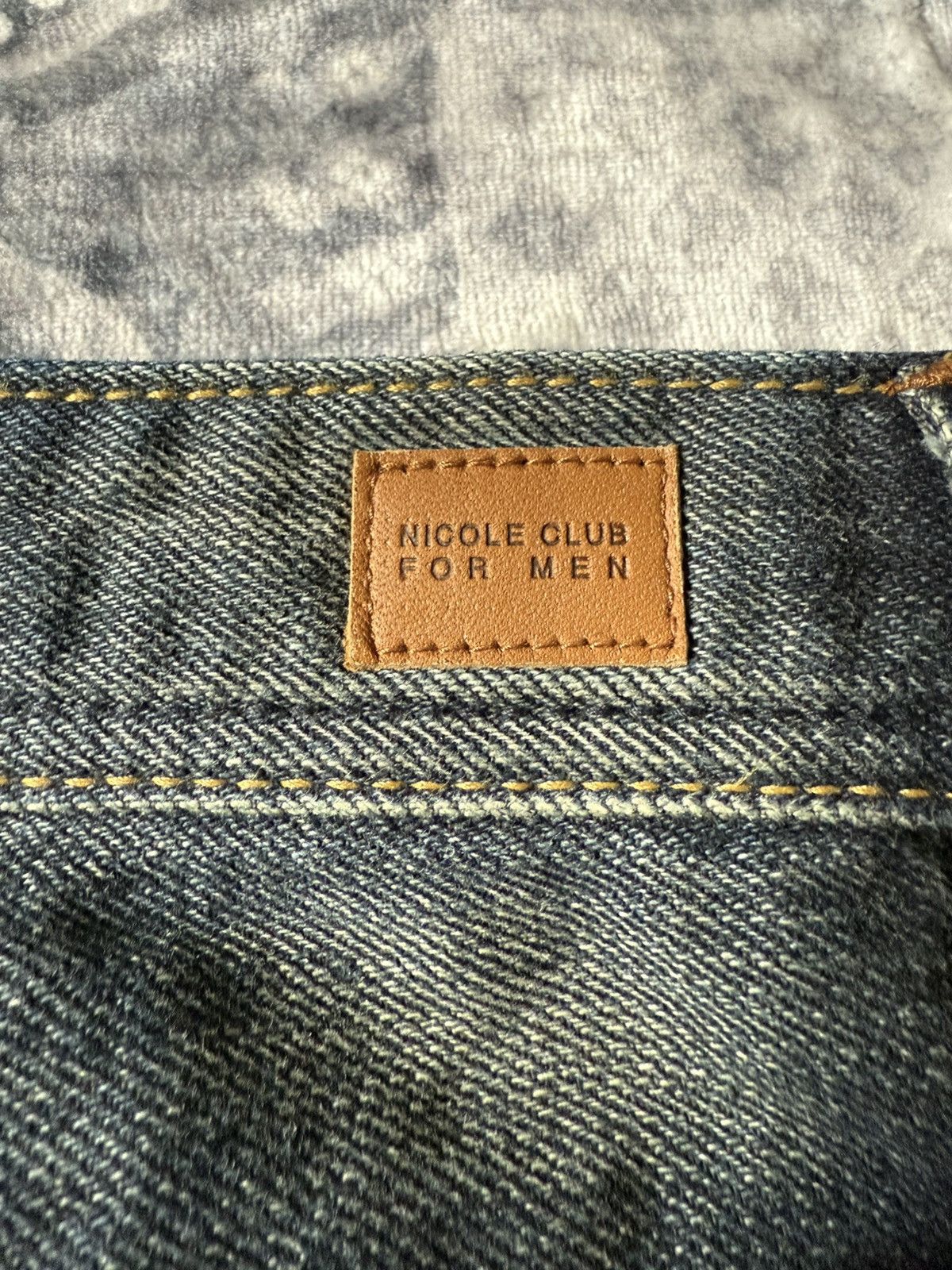 GOSTAR DE FUGA Nicole Club Muddy Wash Bold Contrast Stitched Flared Jeans Size US 30 / EU 46 - 19 Thumbnail