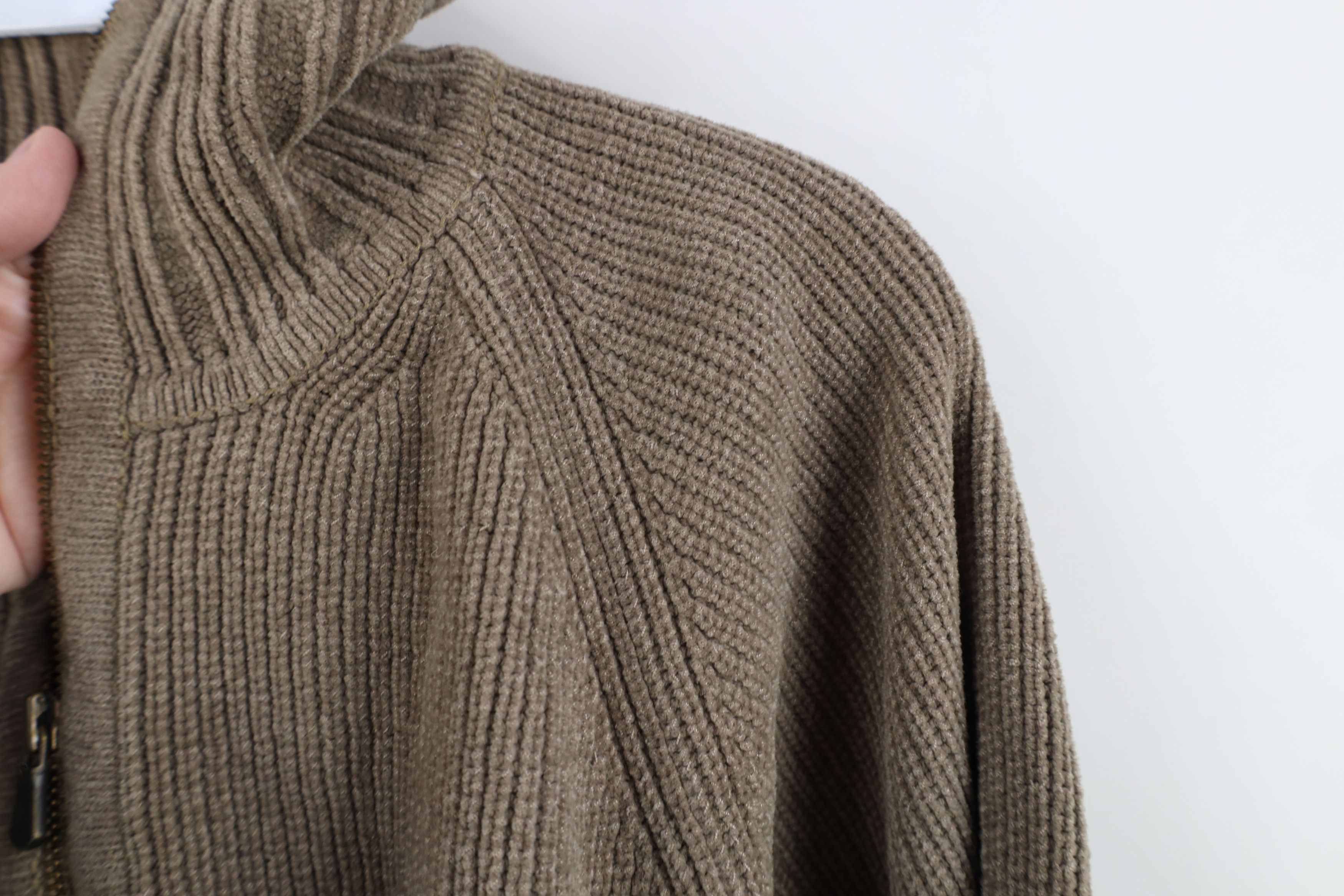 Vintage Vintage 90s Streetwear Fit Ribbed Fleece Half Zip Sweater Size S / US 4 / IT 40 - 6 Thumbnail