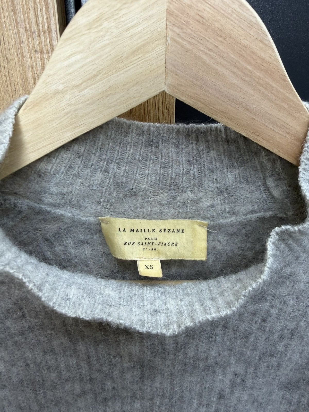 Sezane Sezane La Maille Grey Baby Alpaca Blend Sweater Womens XS Size XS / US 0-2 / IT 36-38 - 7 Thumbnail