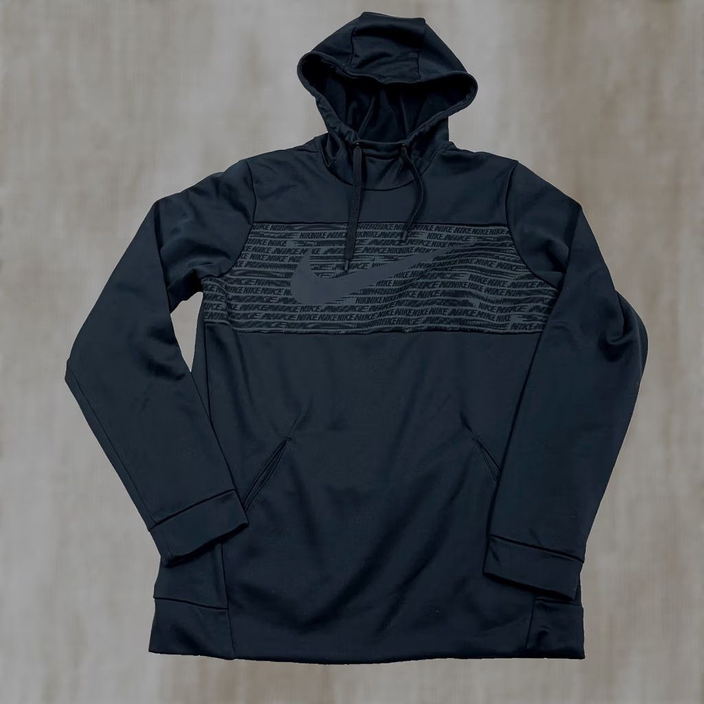 Nike Nike Dri Fit Hoodie Mens Medium Black Performance Big Swoosh Adult Sweatshirt Size US M / EU 48-50 / 2 - 1 Thumbnail