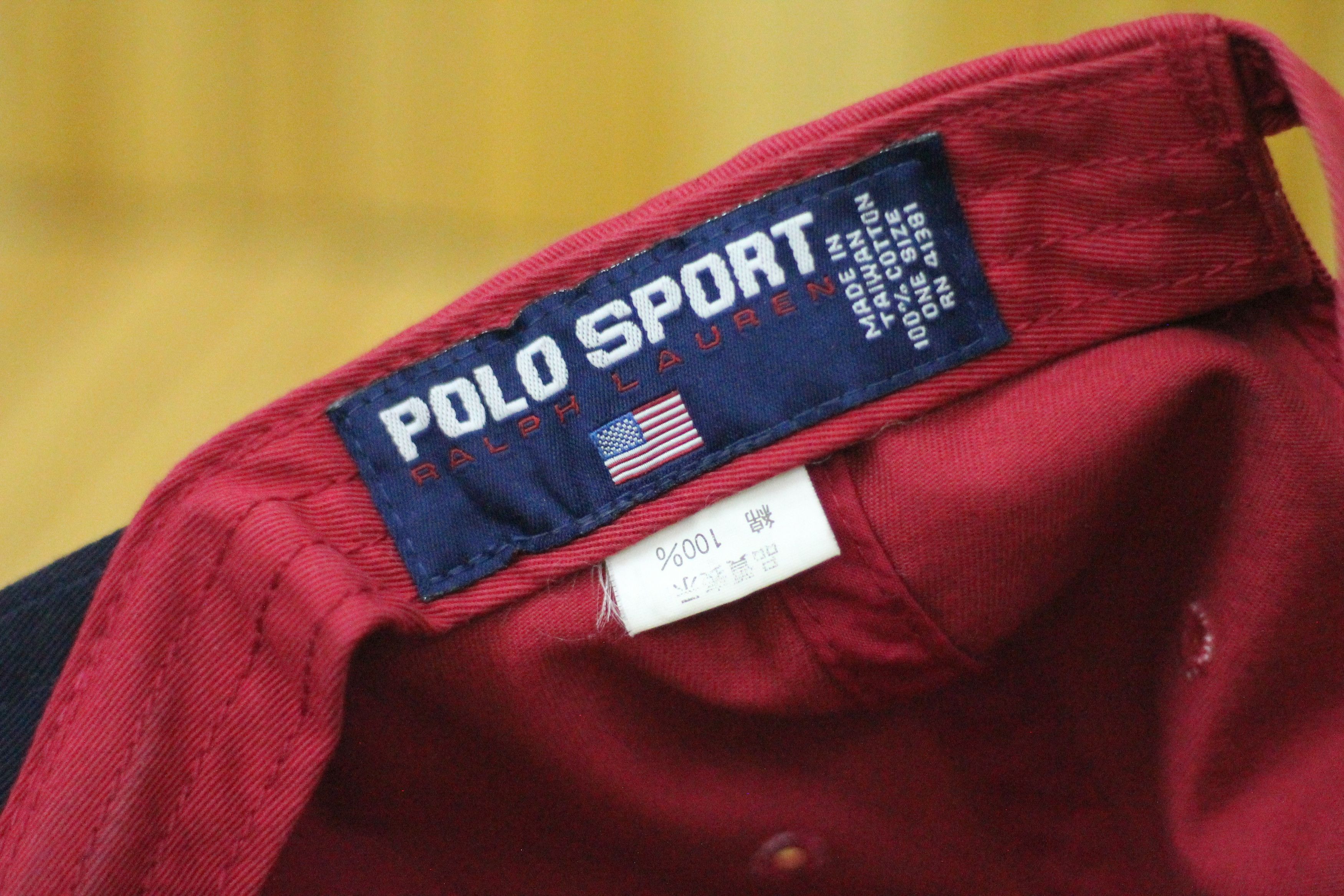 Polo Ralph Lauren Vintage POLO SPORT 90'S RALPH LAUREN Cap. Size ONE SIZE - 8 Thumbnail