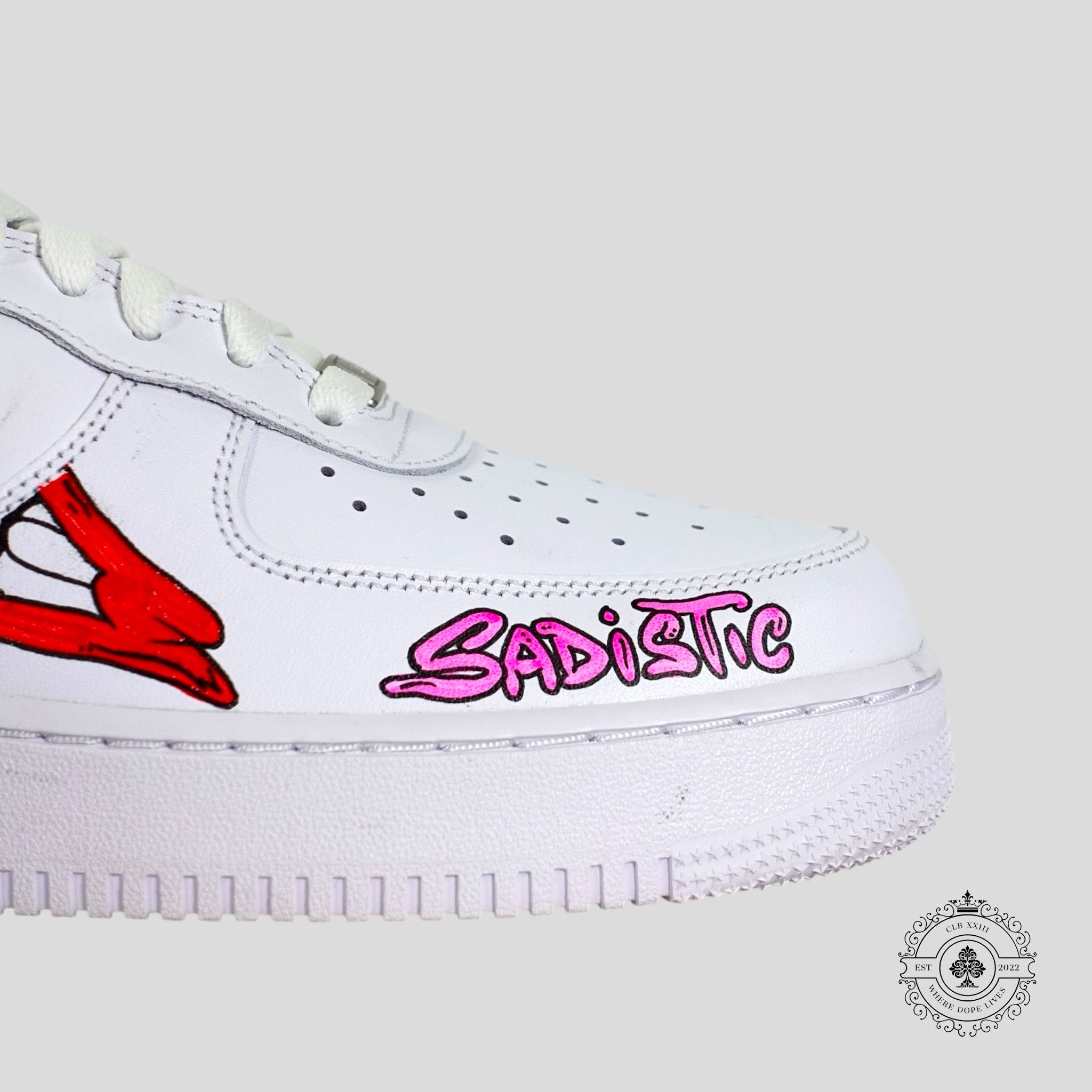 Matty Boy 1-of-1 Matty Boy Sadistic Lips Air Force 1 Low Size US 12 / EU 45 - 3 Thumbnail