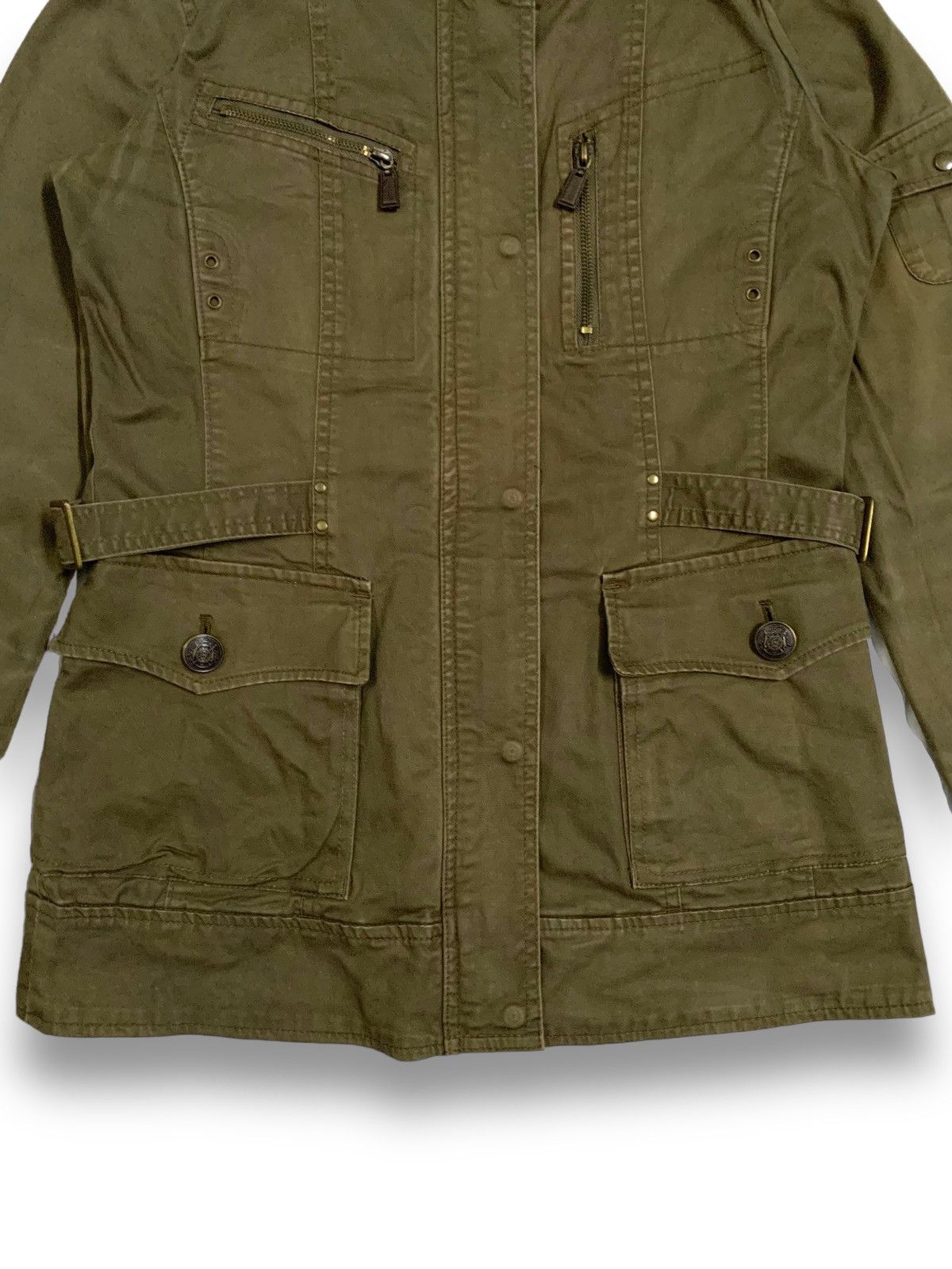 Japanese Brand Luiez Multipockets Buckle Bondage Punk Jacket