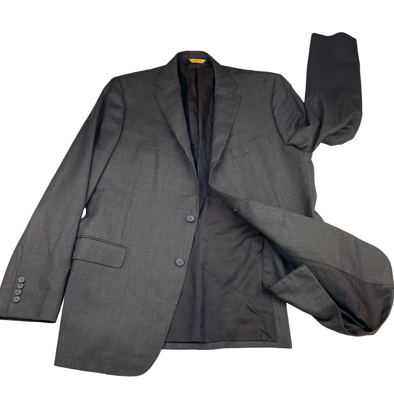 Hickey Freeman Hickey Freeman x Maus Hoffman Men’s Suit Brown Birdseye • US Size 44L - 3 Thumbnail