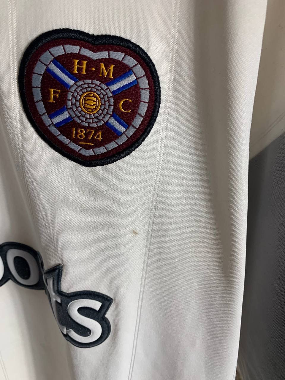 Vintage REEBOK HEART OF MIDLOTHIAN ENGLAND SOCCER JERSEY 90s RETRO Size US XL / EU 56 / 4 - 5 Thumbnail