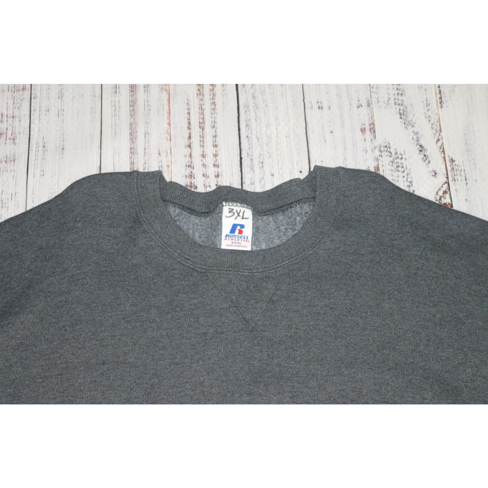 Russell Athletic VINTAGE Russell Athletic Hoodie Gray 3XL Adult 3XL Gray 50/50 Sweatshirt Crewneck Pullover Winter Streetwear Grunge 80s 90s Mens Size US XXL / EU 58 / 5 - 2 Thumbnail