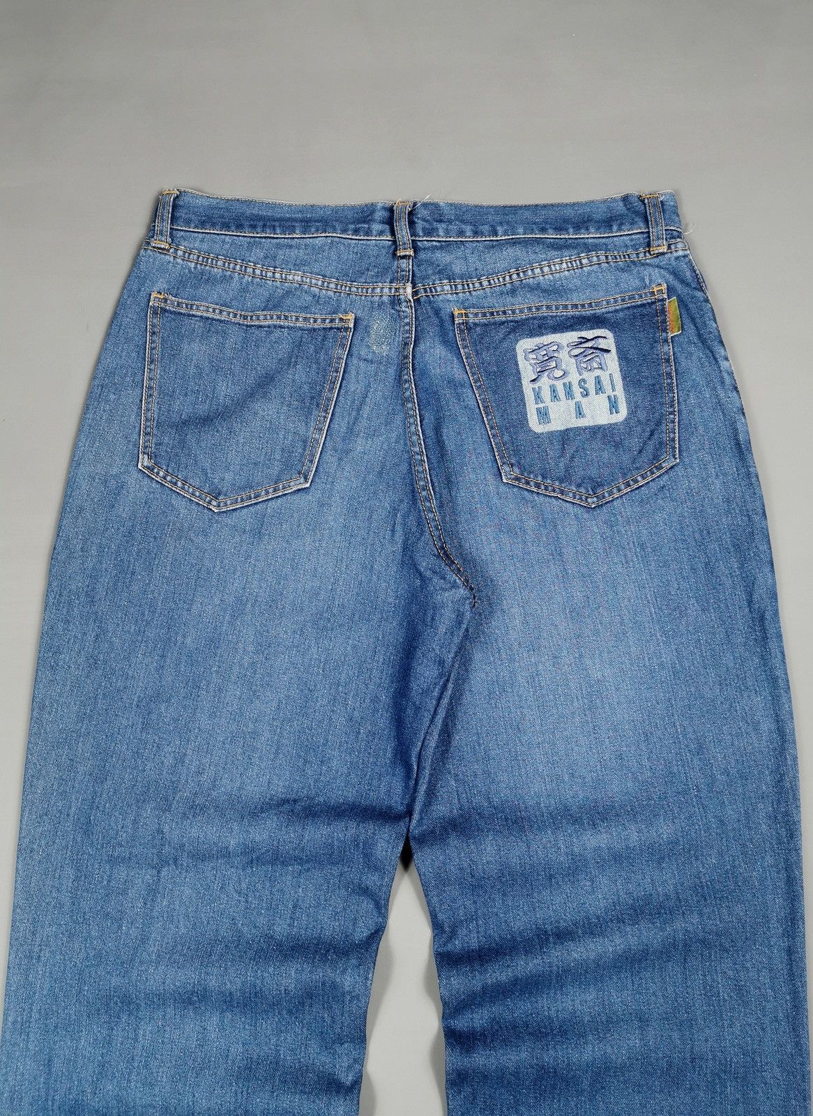 Kansai Yamamoto Loose Fit Kansai Man Rayon Denim Jeans Size US 34 / EU 50 - 4 Thumbnail
