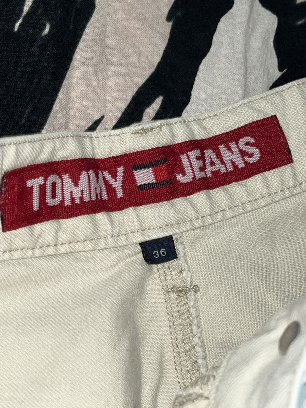 Tommy Hilfiger Crazy Y2K Baggy Skater Stash Pocket Cream Carpenter Shorts Size US 36 / EU 52 - 6 Thumbnail