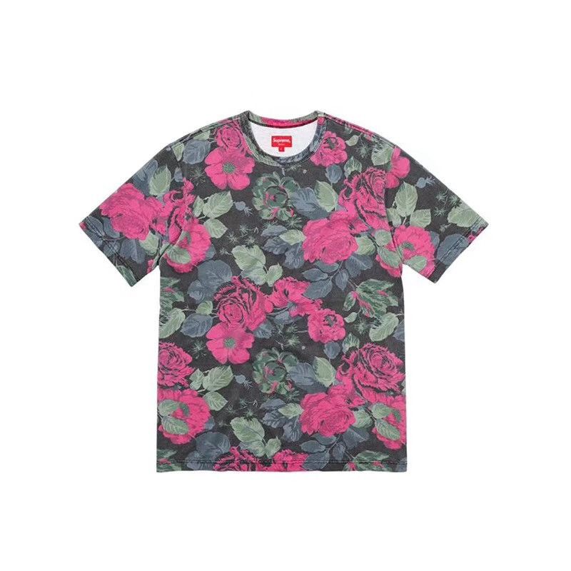 Supreme SUPREME Flowers Tee Black Size US XL / EU 56 / 4 - 2 Thumbnail