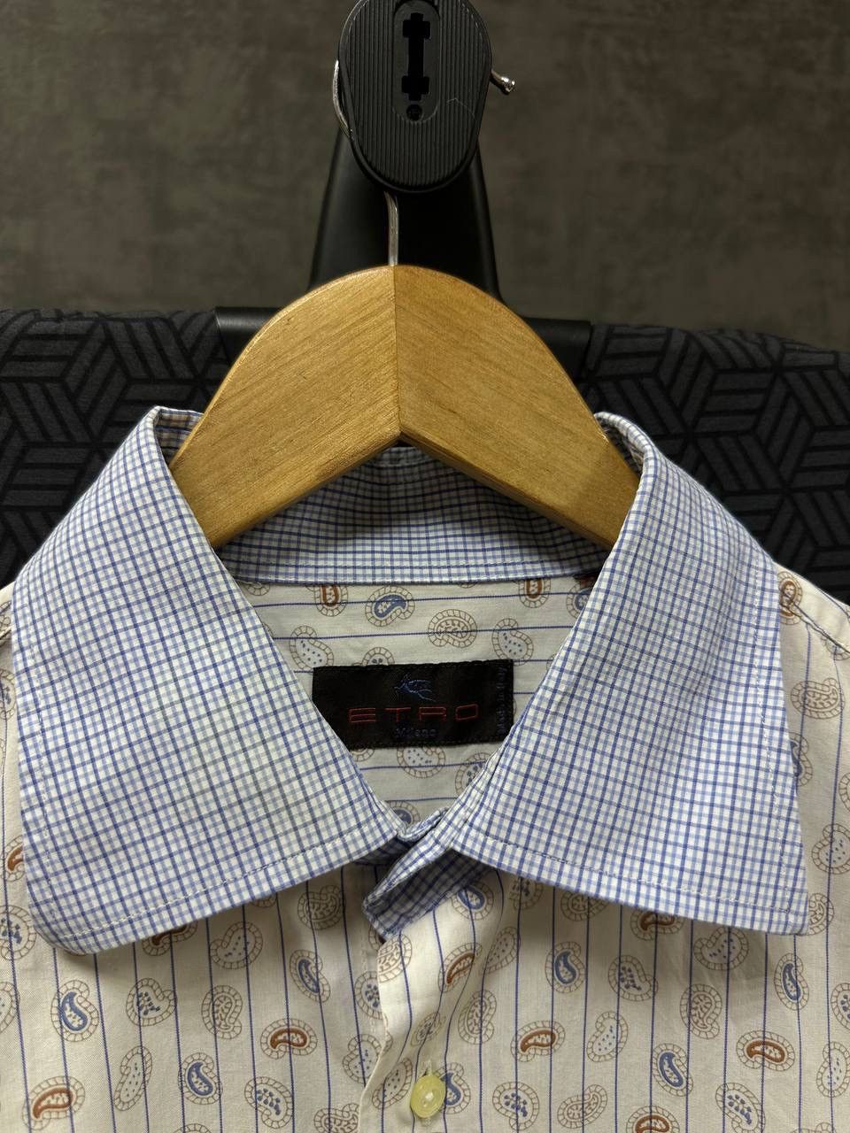 Etro × Vintage Vintage Etro White Men’s Shirt Size US L / EU 52-54 / 3 - 6 Thumbnail
