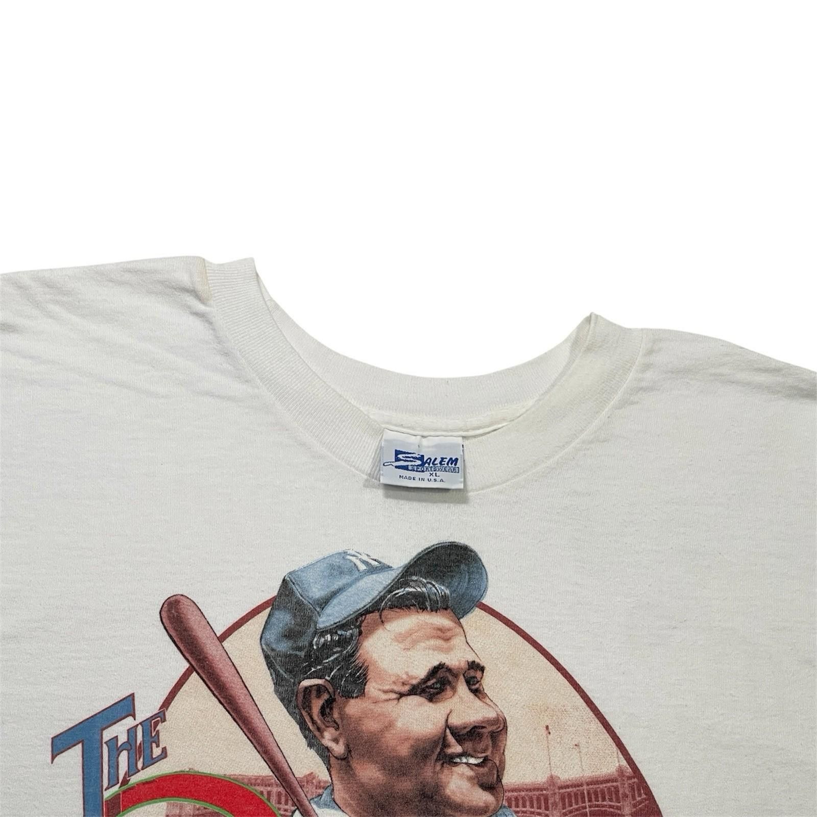 Salem Sportswear 1989 Babe Ruth Cooperstown Collection Baseball T-Shirt XL Size US XL / EU 56 / 4 - 4 Thumbnail