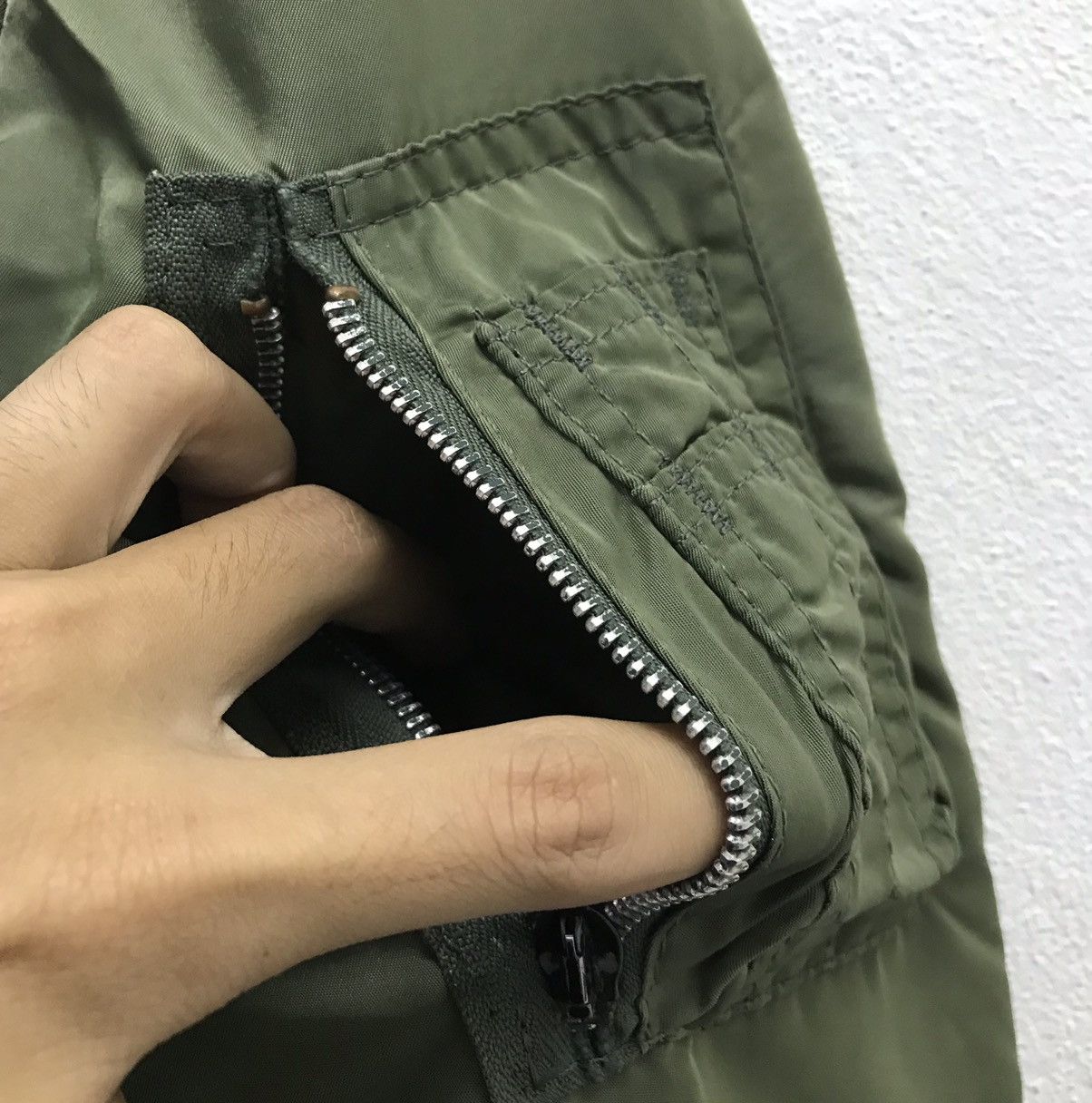 Alpha Industries × Vintage Vintage Alpha Industries Made In Usa Jacket Size US L / EU 52-54 / 3 - 8 Thumbnail