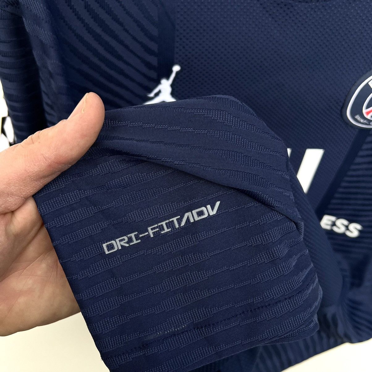 Jordan Brand PSJ Paris Saint Germain soccer jersey Messi 30 (fake) Size US L / EU 52-54 / 3 - 7 Thumbnail