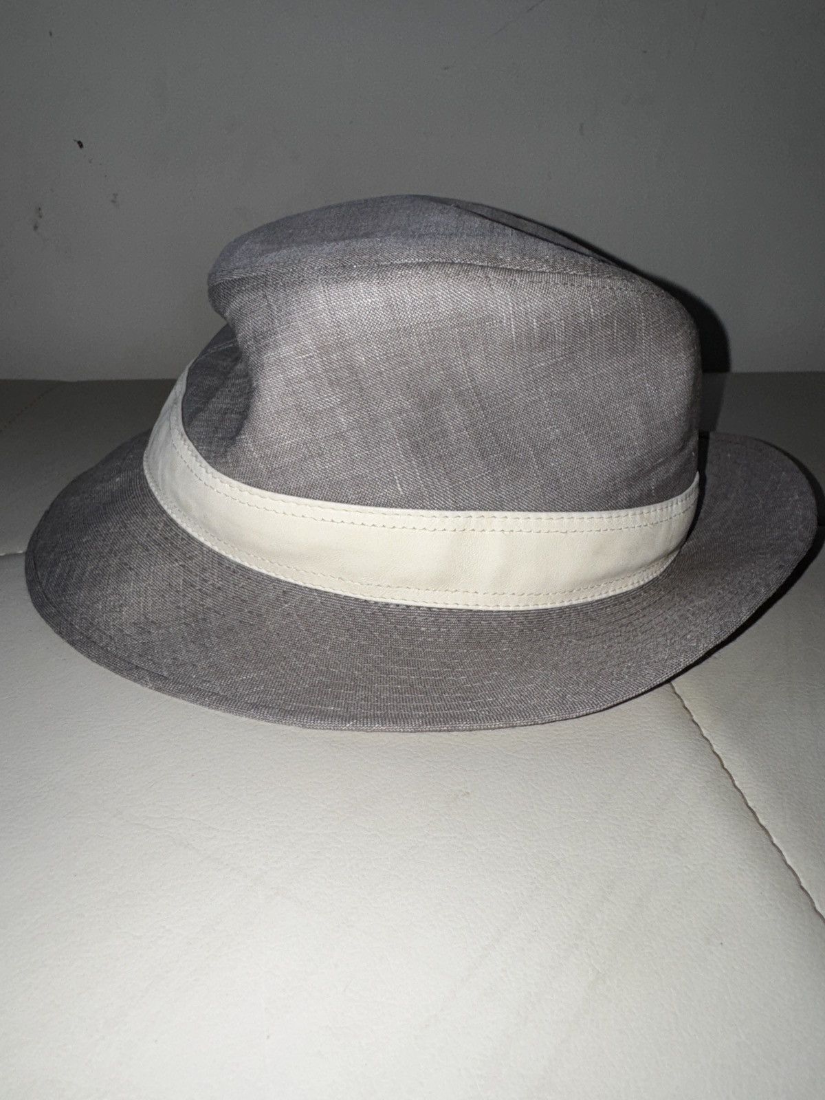 Hermes Grey HERMES Fedora Hat Size ONE SIZE - 3 Thumbnail