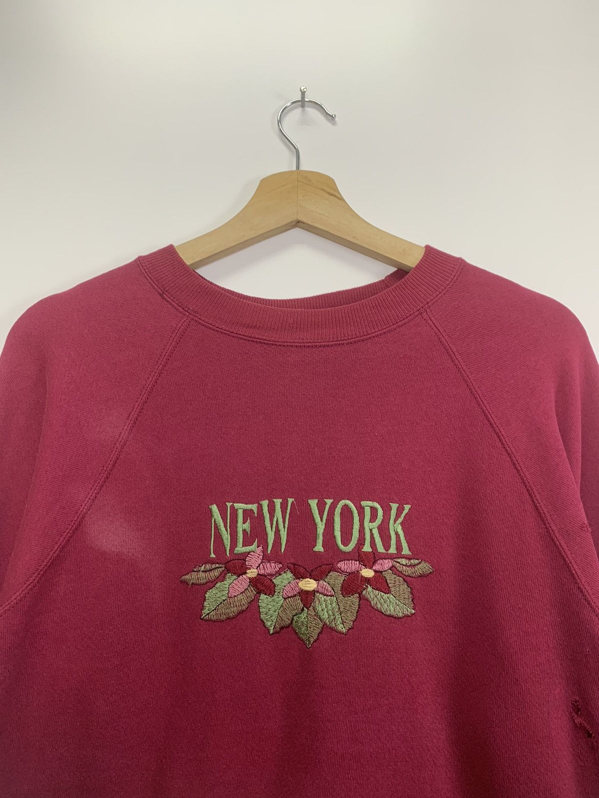 Vintage Vintage 80s New York Sweater Size US S / EU 44-46 / 1 - 5 Thumbnail