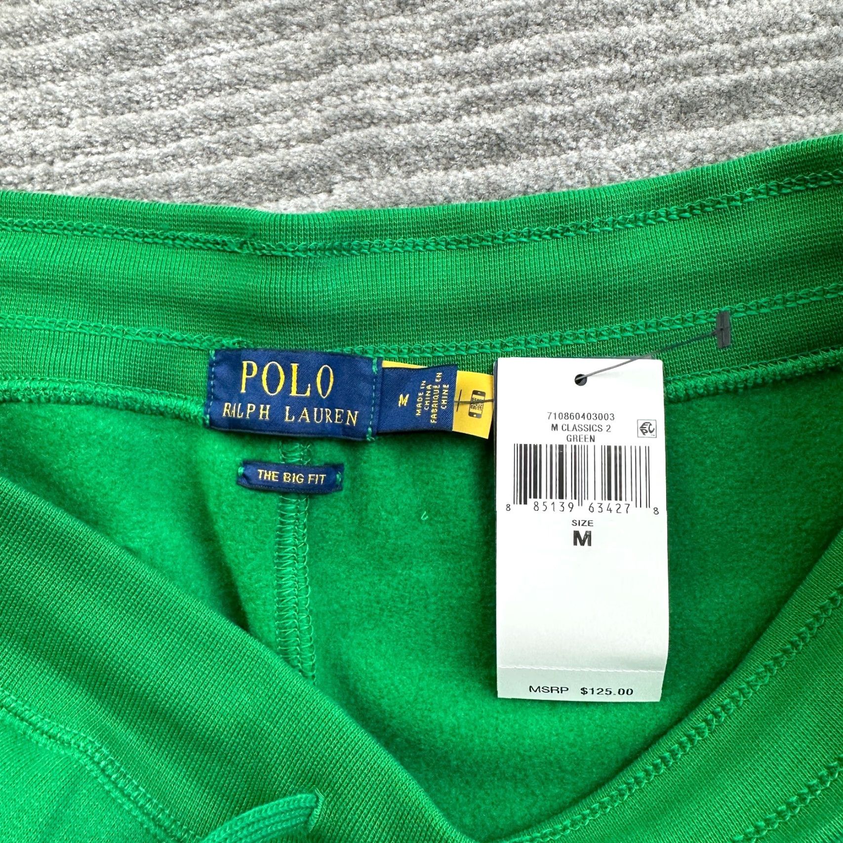 Polo Ralph Lauren Polo Ralph Lauren Pants Mens Medium Green Sweatpants Pony Cuffed Size US M / EU 48-50 / 2 - 6 Thumbnail