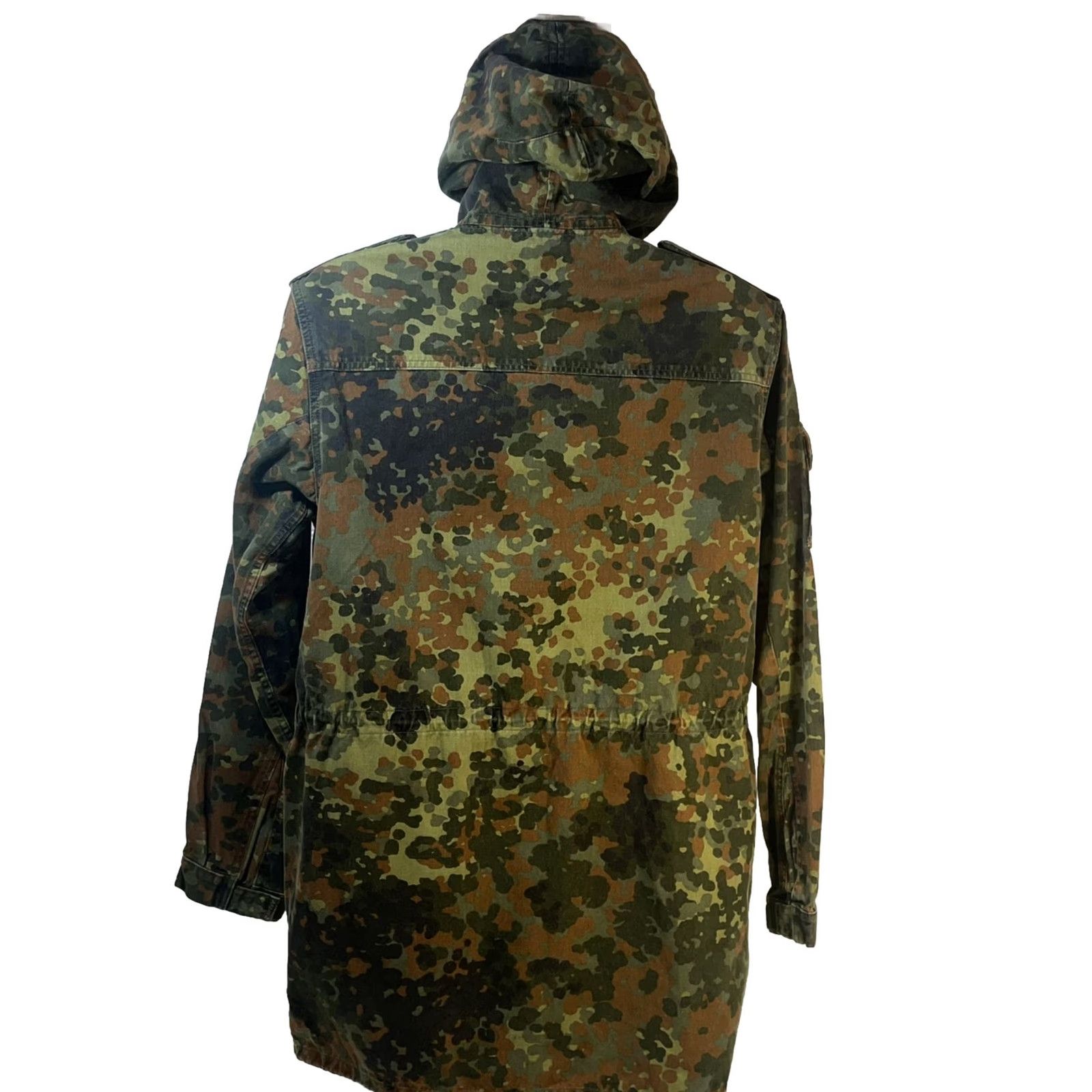 GmbH VINTAGE Kohler GMBH German Army Jacket Men Large Flecktarn Camo Military Combat Jacket Size US L / EU 52-54 / 3 - 6 Thumbnail