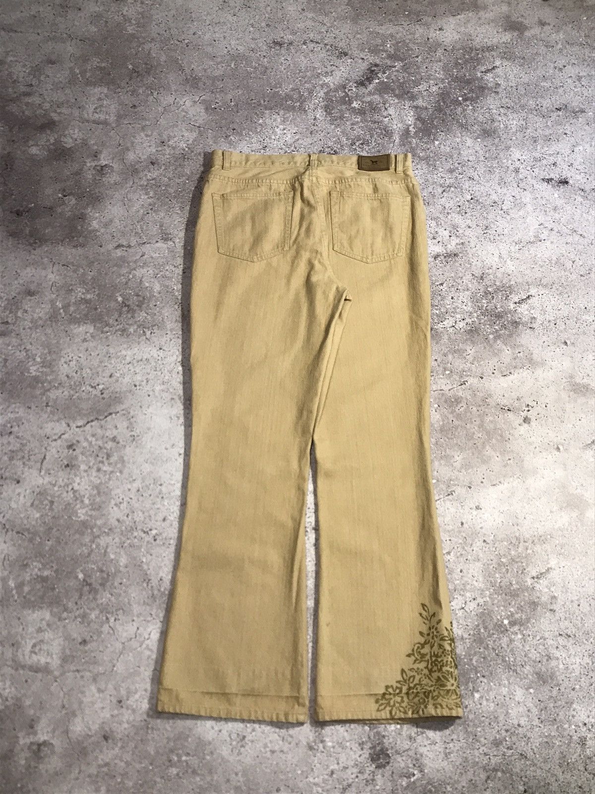 Polo Ralph Lauren × RRL Ralph Lauren × Vintage Vintage 90s Jeans Polo Ralph Lauren Flared Graphic Print Size 34" / US 12 / IT 48 - 5 Thumbnail