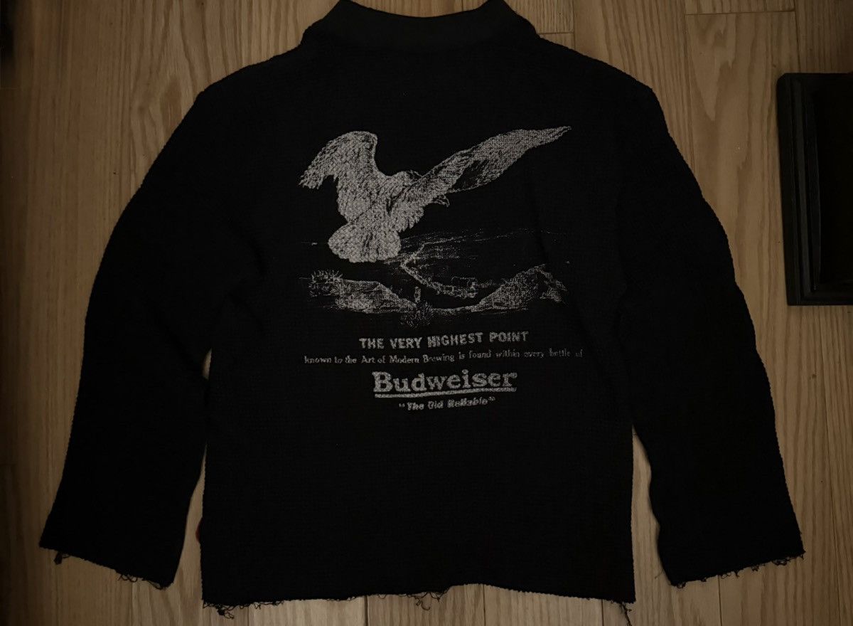 Pacsun Budweiser Thermal Long Sleeve – Black – [M] – Gently Used Size US M / EU 48-50 / 2 - 2 Thumbnail