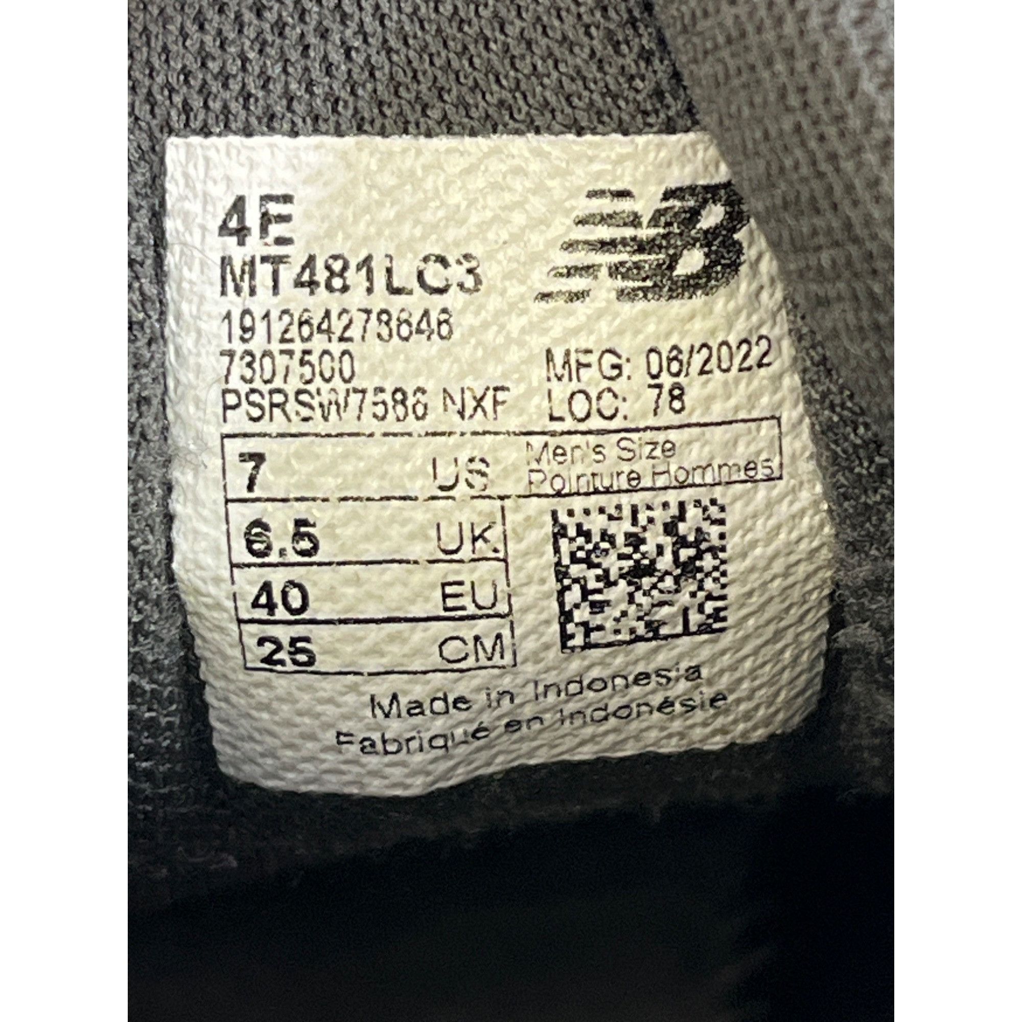 New Balance New Balance 481 V3 Mens Grey Running Sneakers Size 7 SKU 655 Size US 7 / EU 40 - 7 Thumbnail
