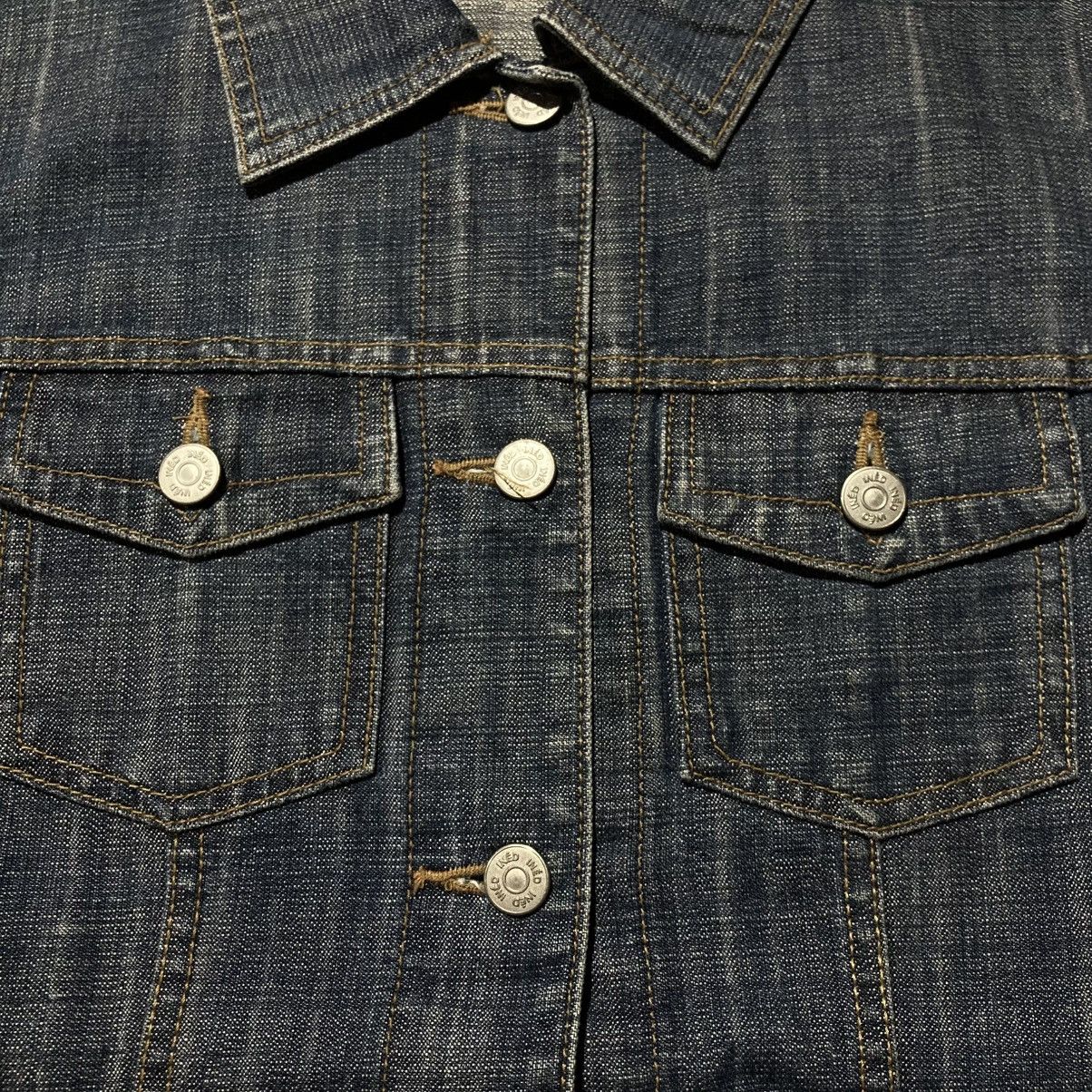 Yohji Yamamoto 🇯🇵 Vintage Ined Japan by Yohji Yamamoto Cropped Denim Jacket Size US XS / EU 42 / 0 - 7 Thumbnail