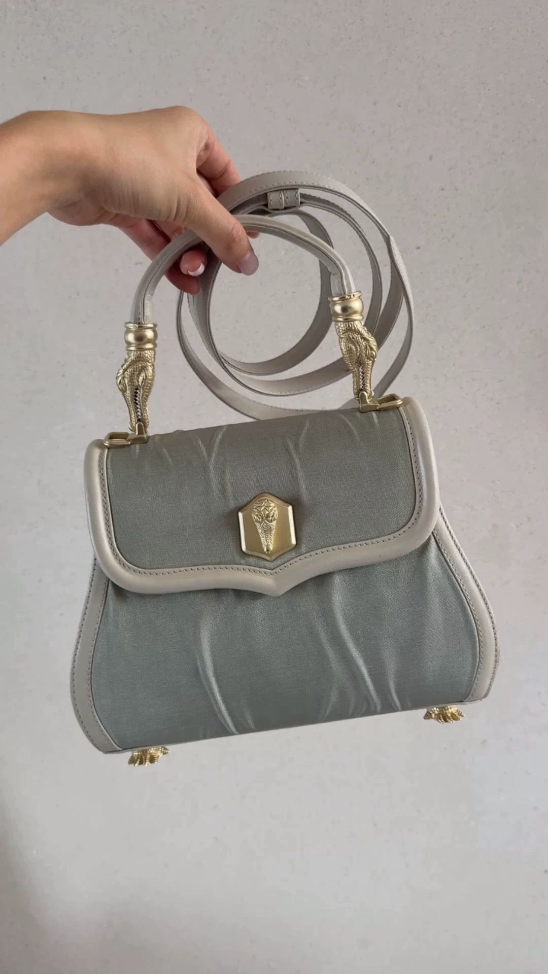 Other BKC Classic Croc Trophy Iced Green Canvas 2way Small Bag Size ONE SIZE - 1 Thumbnail