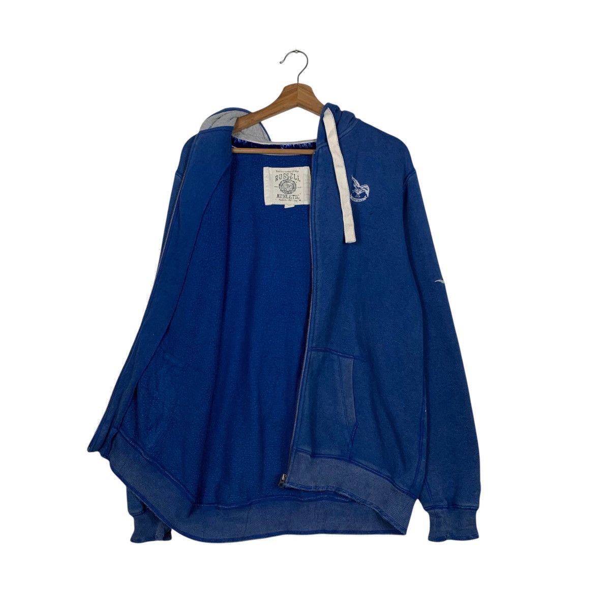 Russell Athletic RUSSELL ATHLETIC Zipper Hoodies Sweatshirt #1961-C85 Size L / US 10 / IT 46 - 10 Thumbnail