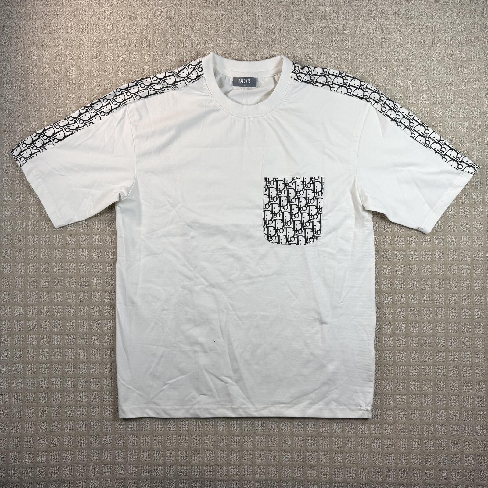 Christian Dior Monsieur Dior Monogram Pocket T Shirt Medium Size US M / EU 48-50 / 2 - 1 Thumbnail