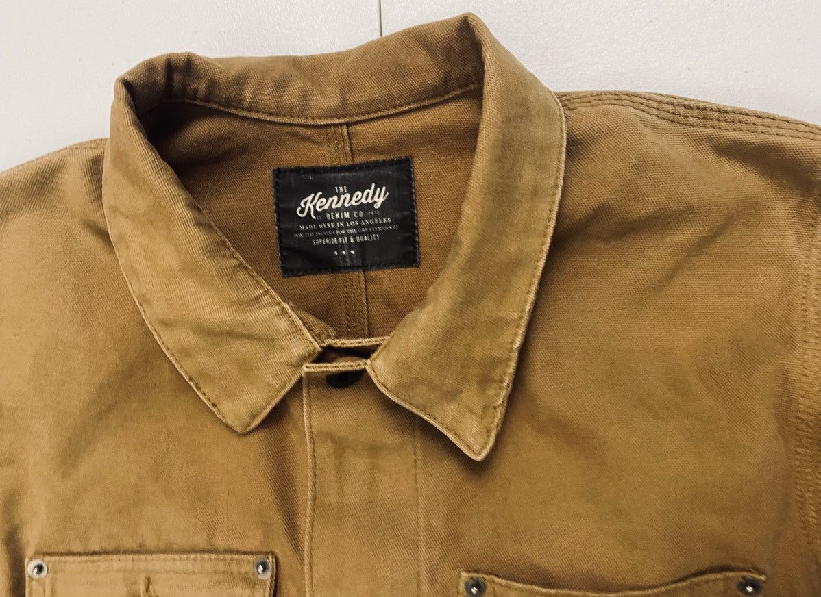 Other Kennedy Denim Co LA Brown 13oz Duck Canvas Chore Coat L VGC Size US L / EU 52-54 / 3 - 7 Thumbnail