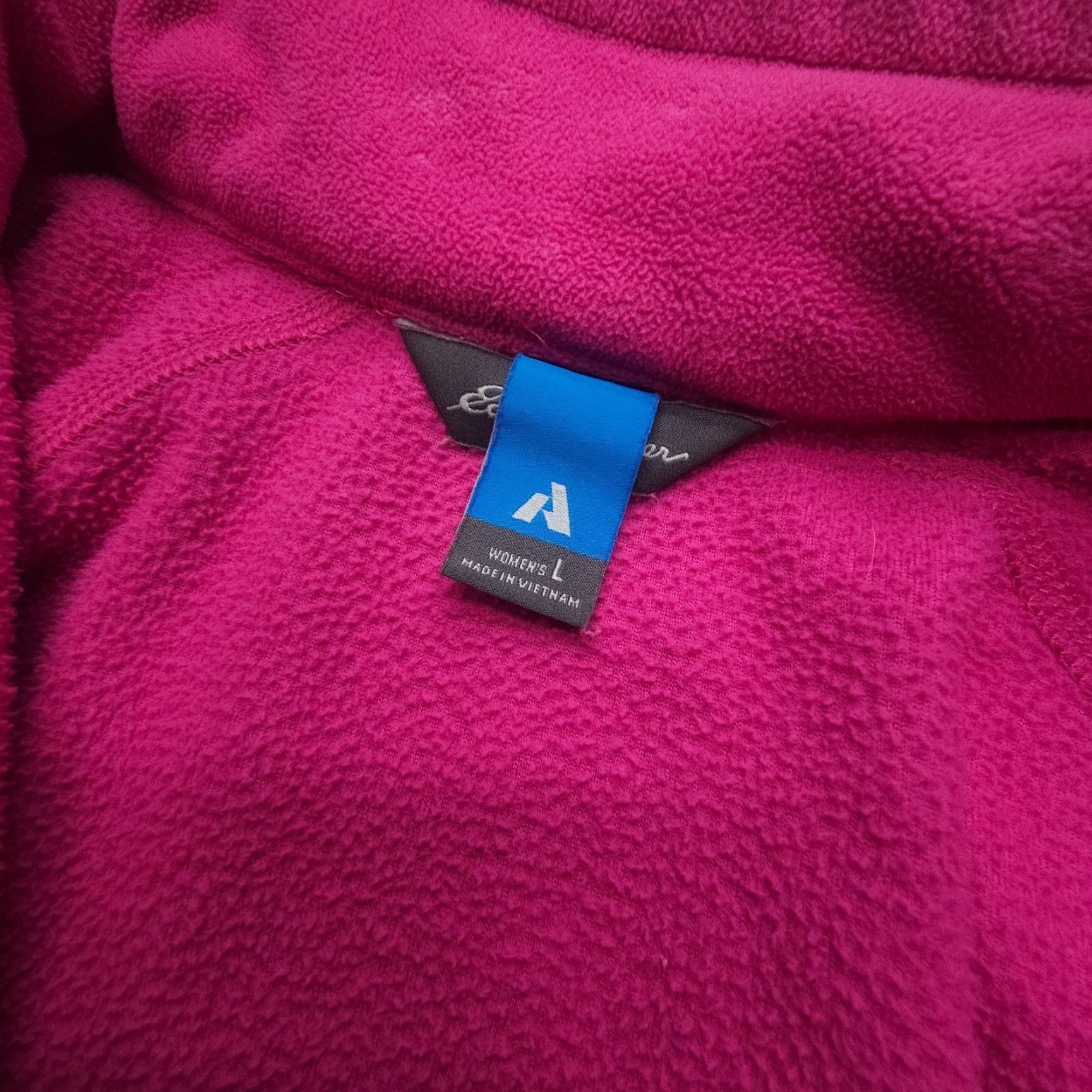 Eddie Bauer VINTAGE Eddie Bauer First Ascent Half Zip Fleece Pullover Light Jacket Size Large Pink Size L / US 10 / IT 46 - 3 Thumbnail