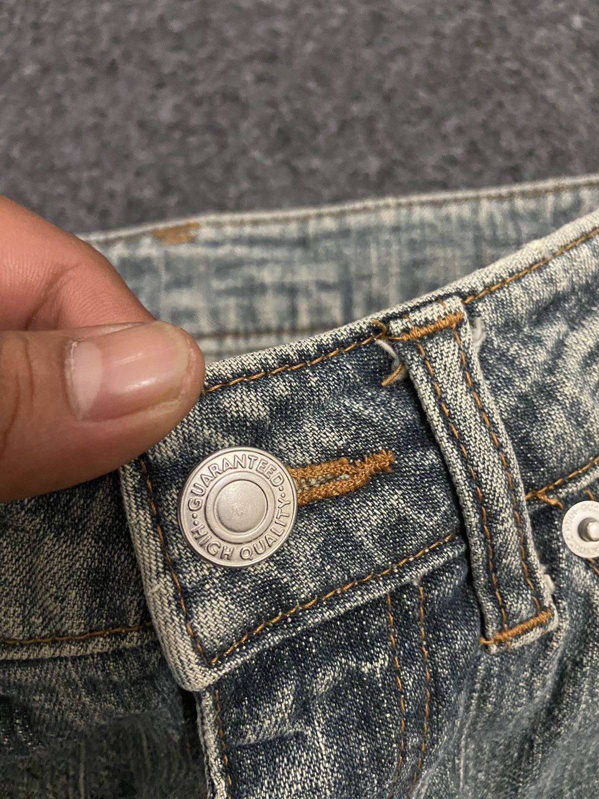 Beauty Beast × Japanese Brand × Le Grande Bleu (L.G.B.) Vintage Y2K denim pants flare Size 25" / US 0 / IT 36 - 5 Thumbnail
