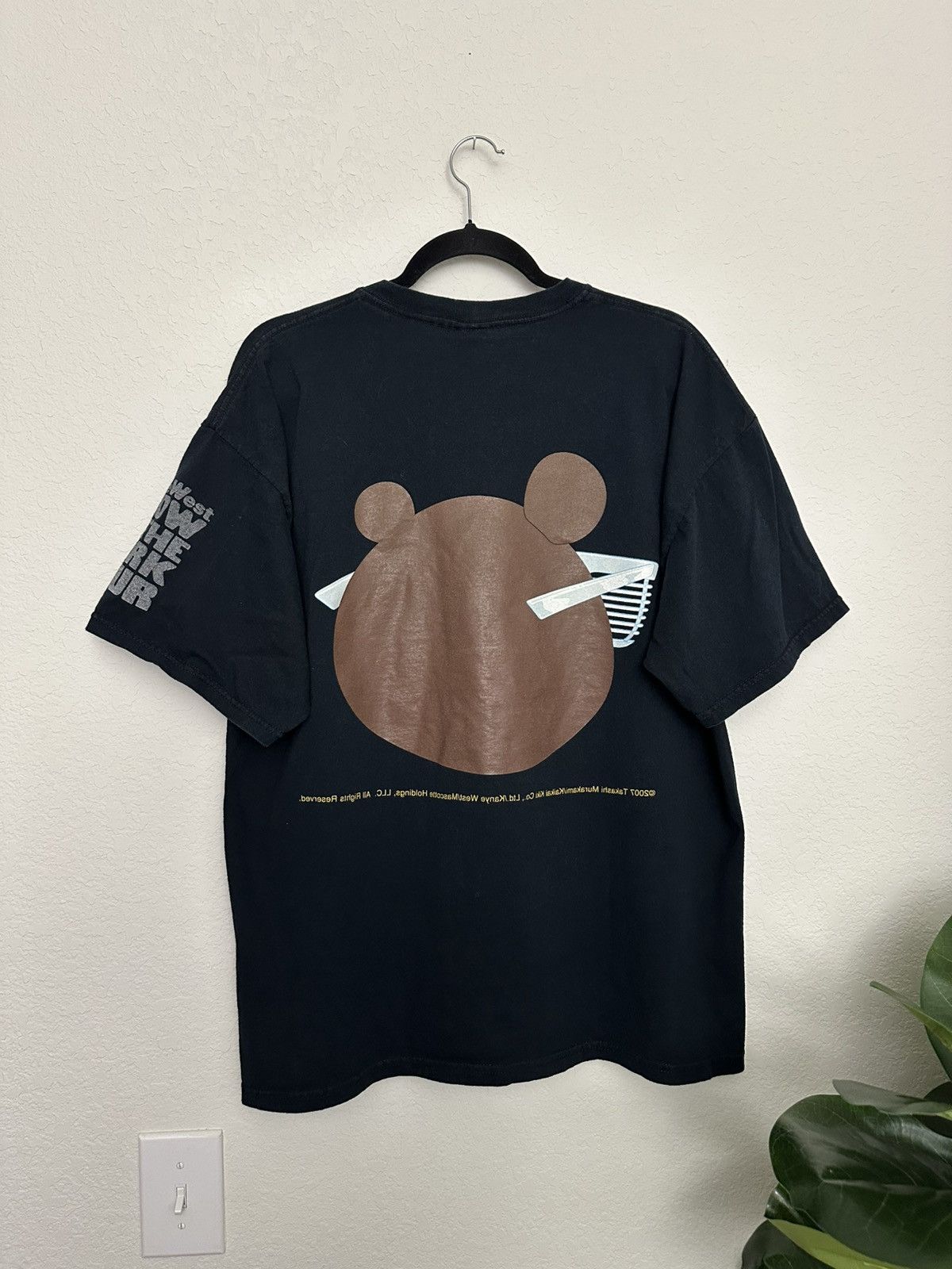 Band Tees × Kanye West × Vintage 2007 Kanye West Glow in the Dark Tour Tee XL Official Merch Size US XL / EU 56 / 4 - 4 Thumbnail