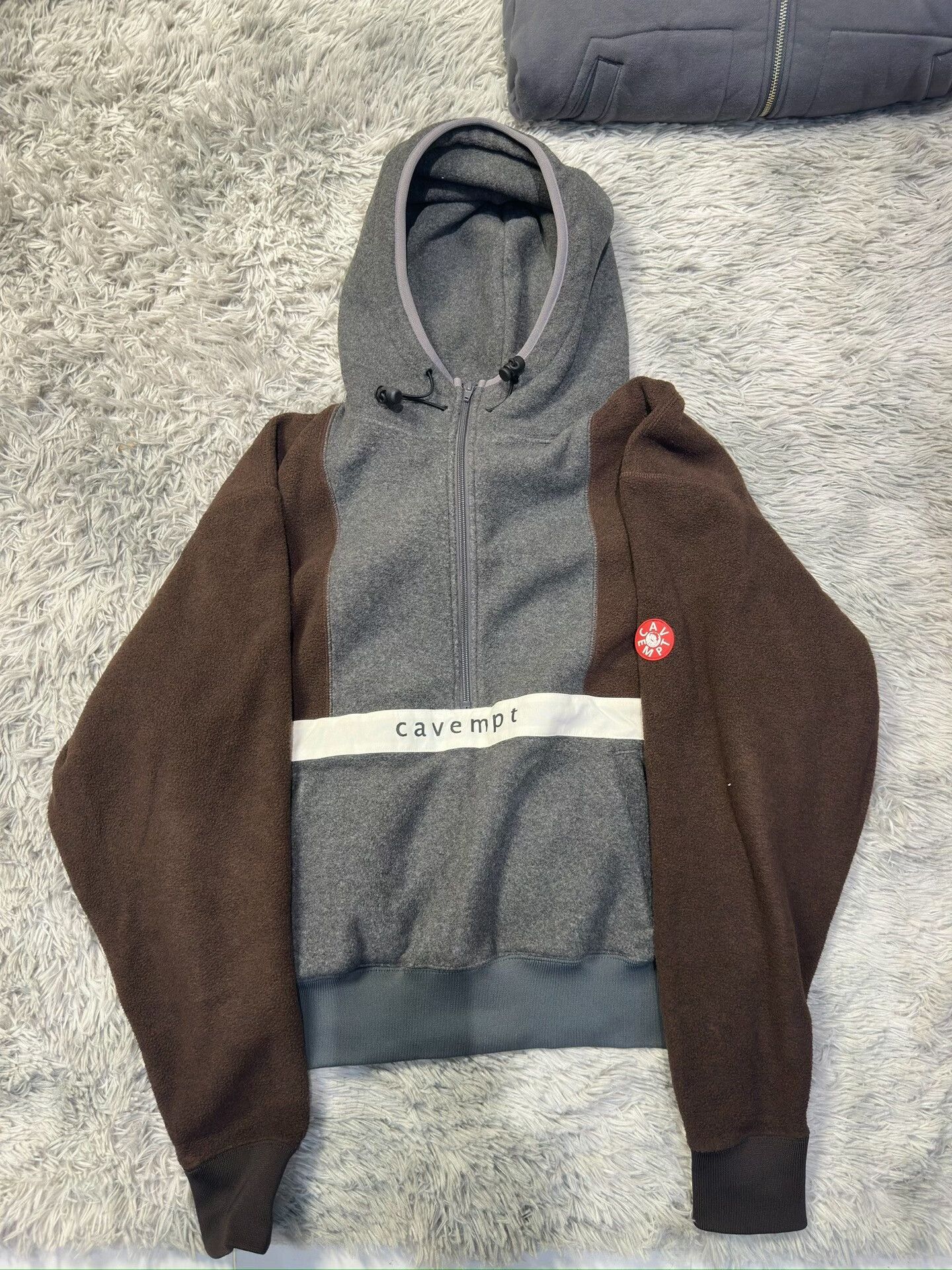 Cav Empt CAVEMPT Half-Zip Fleece Jacket Size US M / EU 48-50 / 2 - 1 Thumbnail