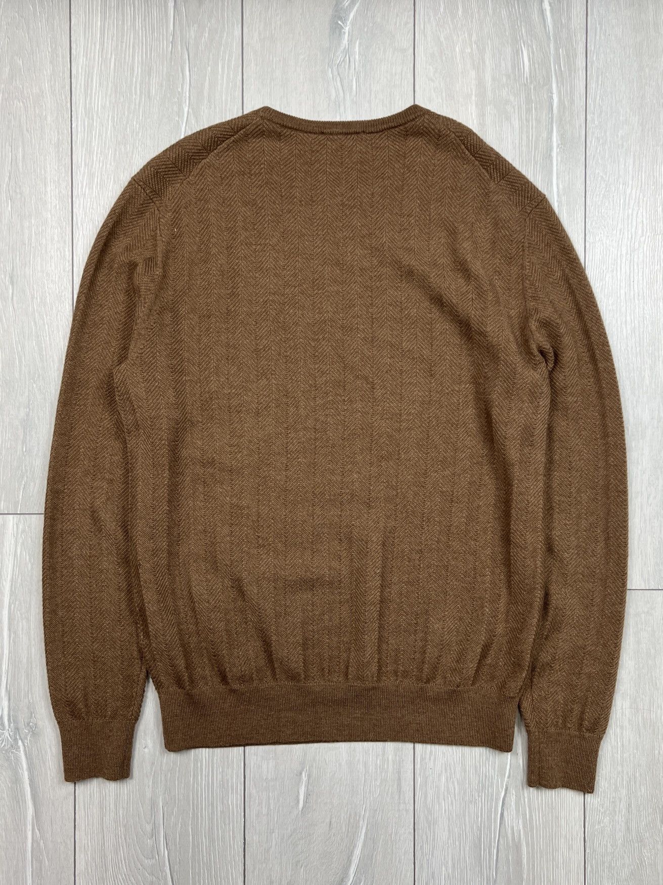 Hackett Hackett London Merino Wool Sweater (Y0035) Size US L / EU 52-54 / 3 - 4 Thumbnail