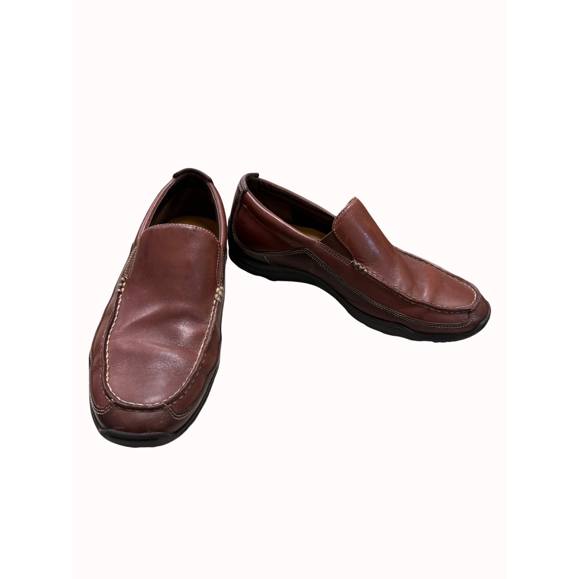 Cole Haan Cole Haan Nike Air men’s brown leather loafer shoes size 8.5 Size US 8.5 / EU 41-42 - 2 Thumbnail