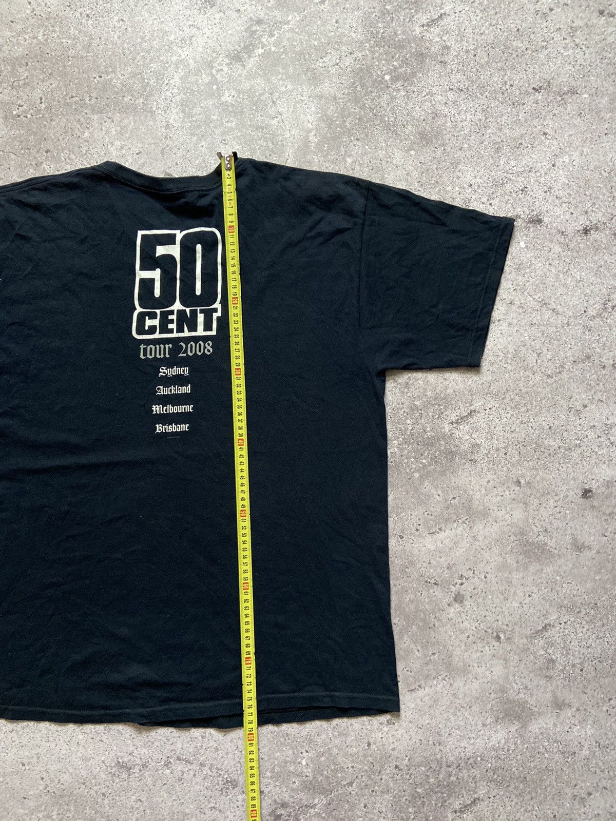50 Cent × Rap Tees × Vintage Vintage 50 Cent Curtis 2008 Tour Tee Size US XL / EU 56 / 4 - 5 Thumbnail