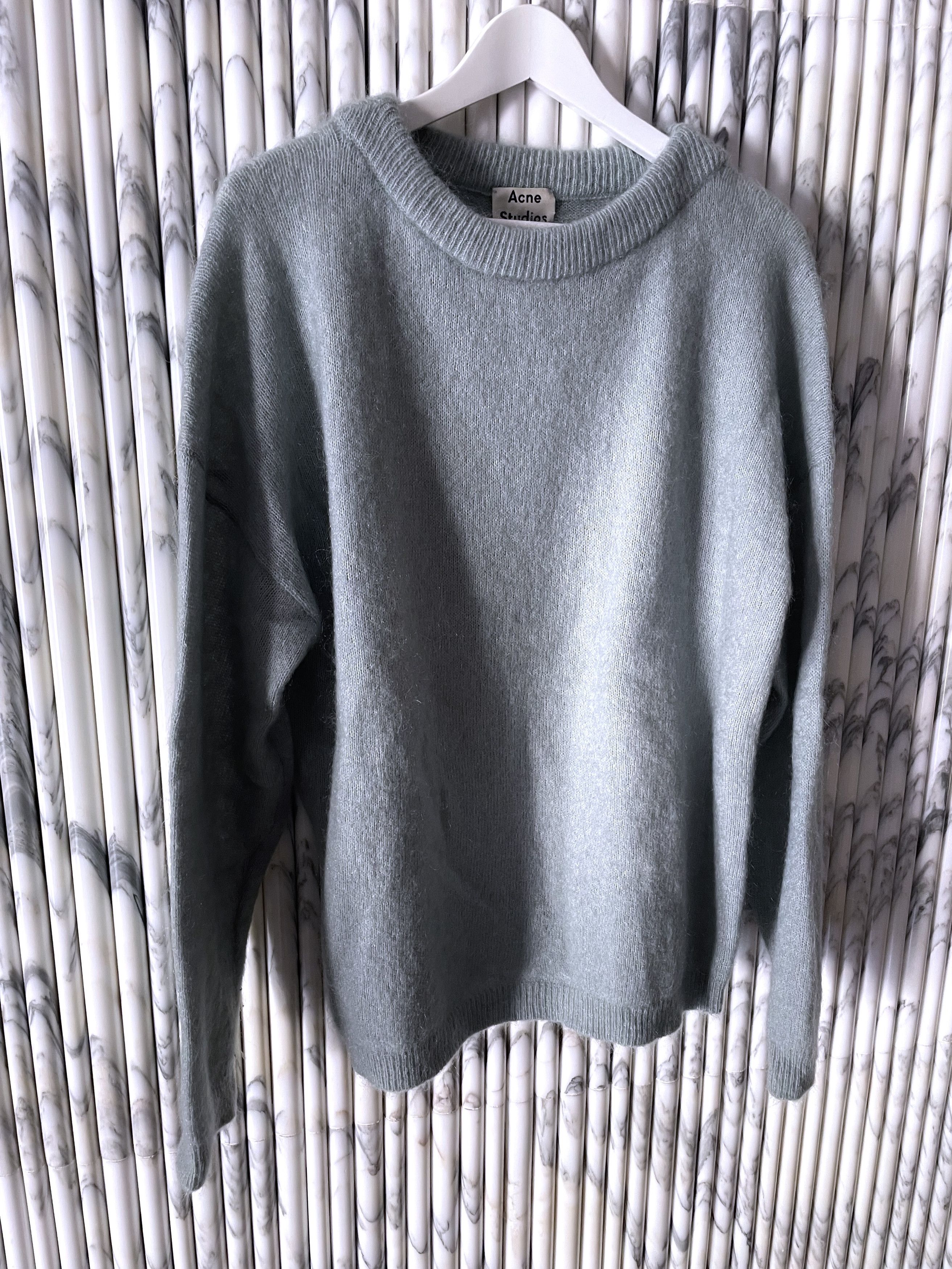 Acne Studios TIFFANY BLUE MOHAIR SLOUCHY SWEATER Size US L / EU 52-54 / 3 - 3 Thumbnail