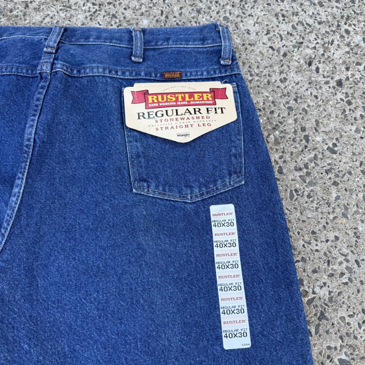 Rustler × Vintage Vintage 90’s Rustler Work Jeans Regular Fir Size 36X30 Size US 36 / EU 52 - 3 Thumbnail