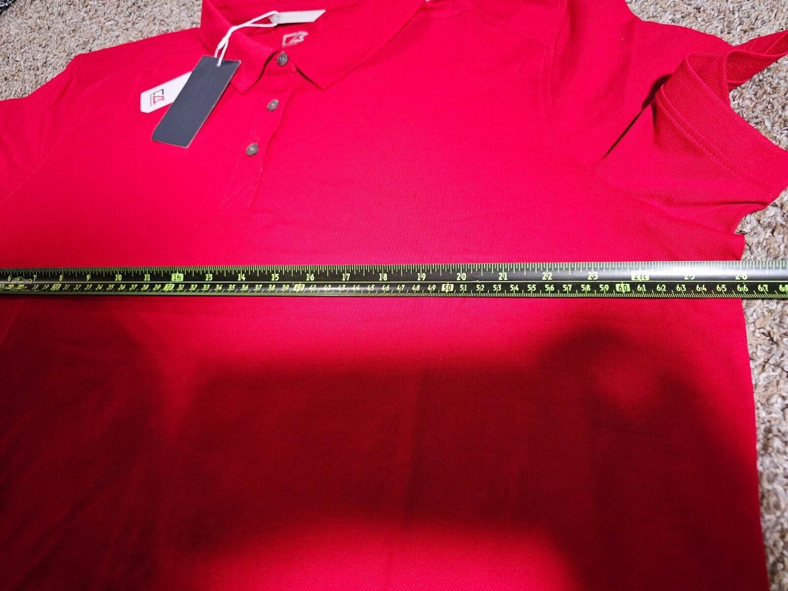 Cutter & Buck Cutter & Buck CB Drytec Cotton+ moist wicking Polo 4xl NWT Size US XXL / EU 58 / 5 - 5 Thumbnail