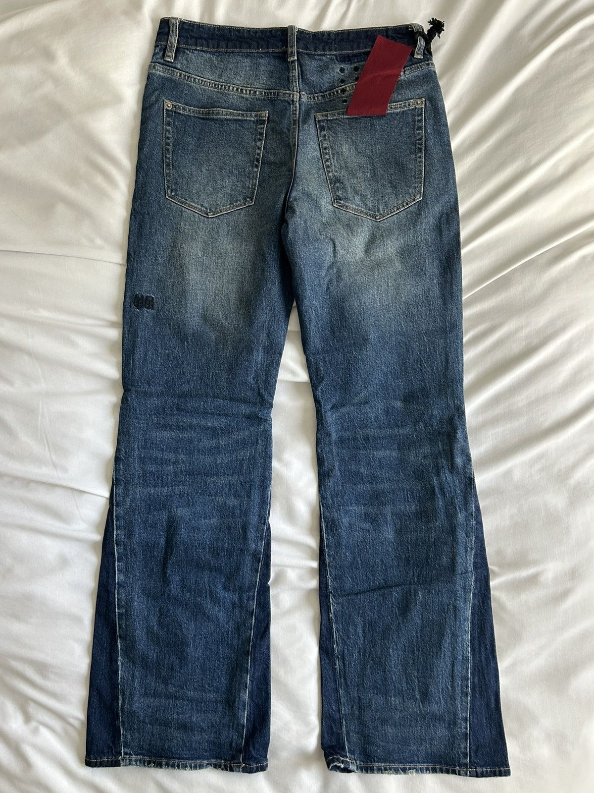 Ksubi Ksubi Indigo Trippie Redd Editions Bronko Trip Spliced Jean Size US 31 - 12 Thumbnail