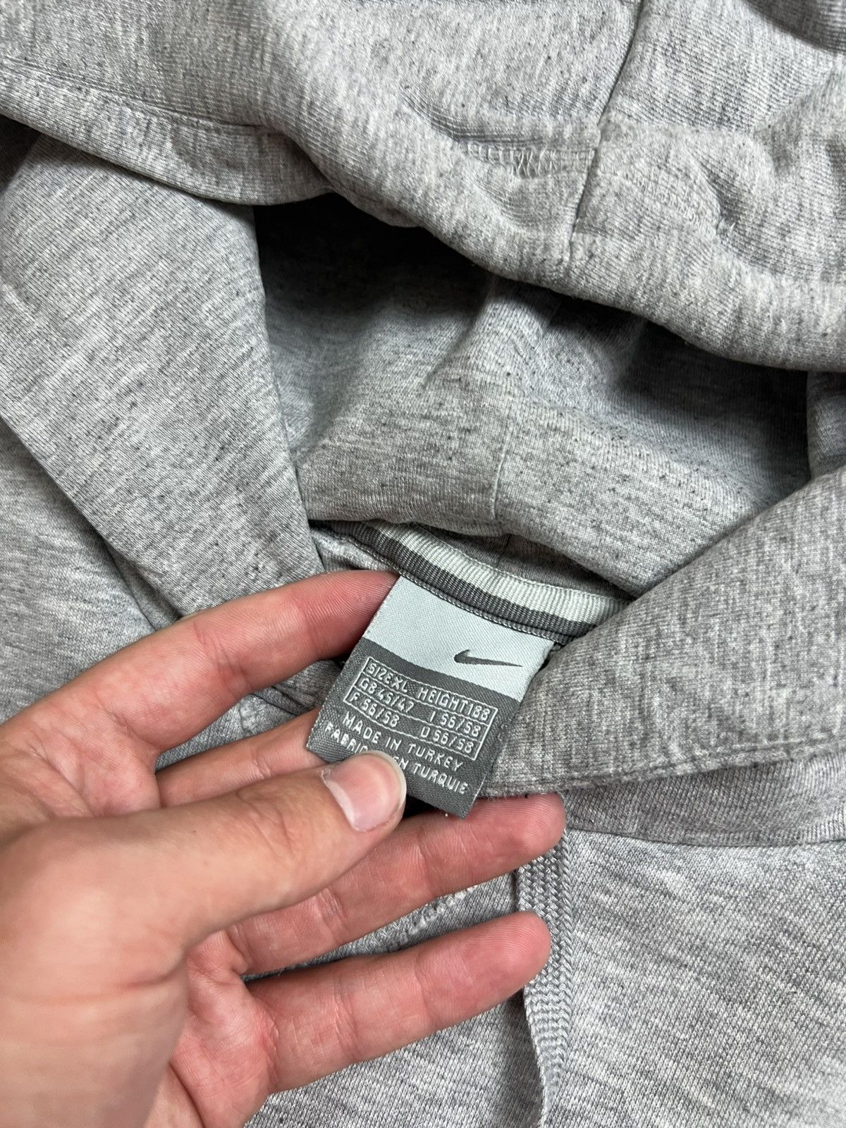 Nike 90s Nike Swoosh Vintage Y2K Oversized Blank Retro Hoodie Size US XL / EU 56 / 4 - 7 Thumbnail