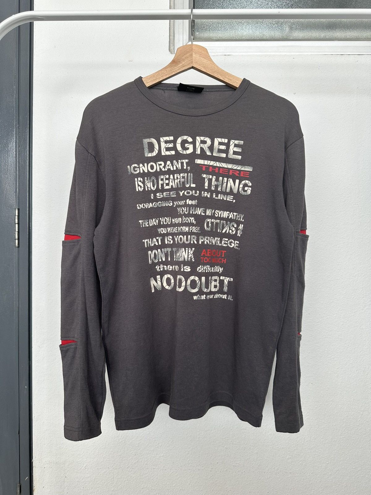 20471120 1990s Slash Number free spirit tee long sleeve Size US M / EU 48-50 / 2 - 8 Thumbnail
