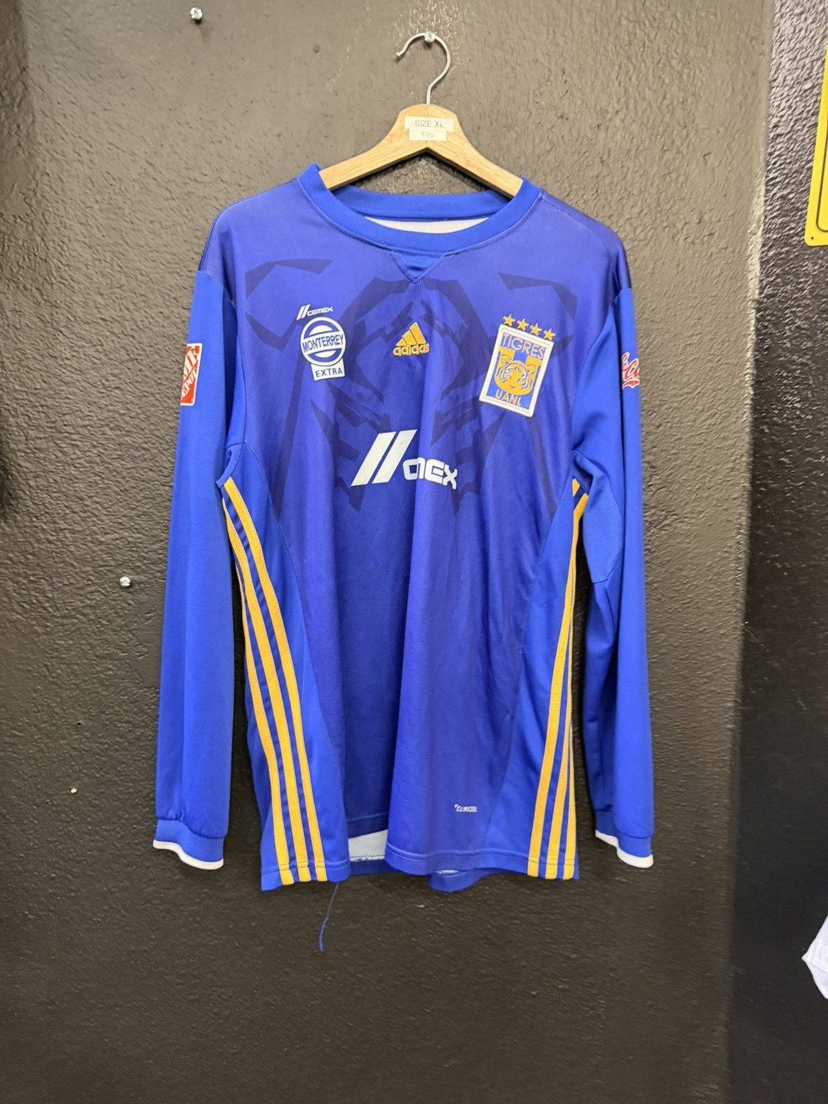 Adidas Adidas Monterrey Mexico soccer long sleeve jersey Size US XL / EU 56 / 4 - 1 Thumbnail