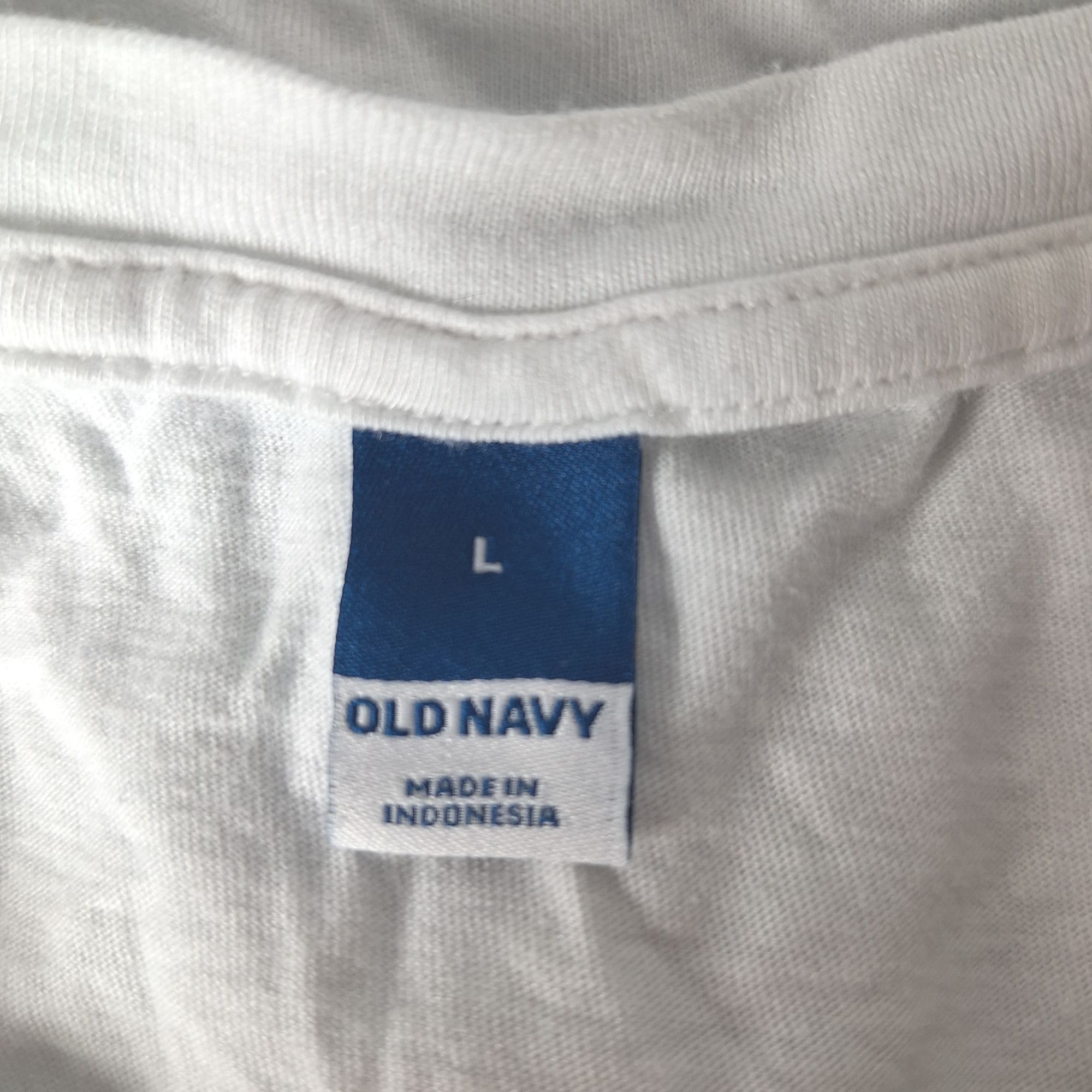 Old Navy Old Navy Womens White Pocket T-Shirt Size L Oversized Short Size L / US 10 / IT 46 - 4 Thumbnail