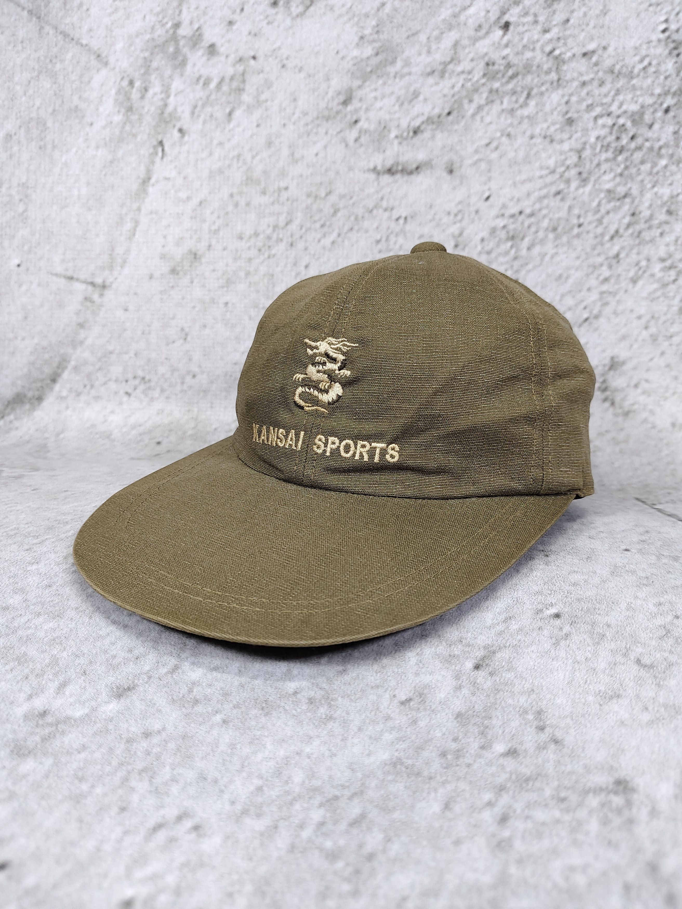 Kansai Yamamoto 80s Kansai Sport💥Archive Dragon Embroidery Minimal Cap Size ONE SIZE - 1 Thumbnail